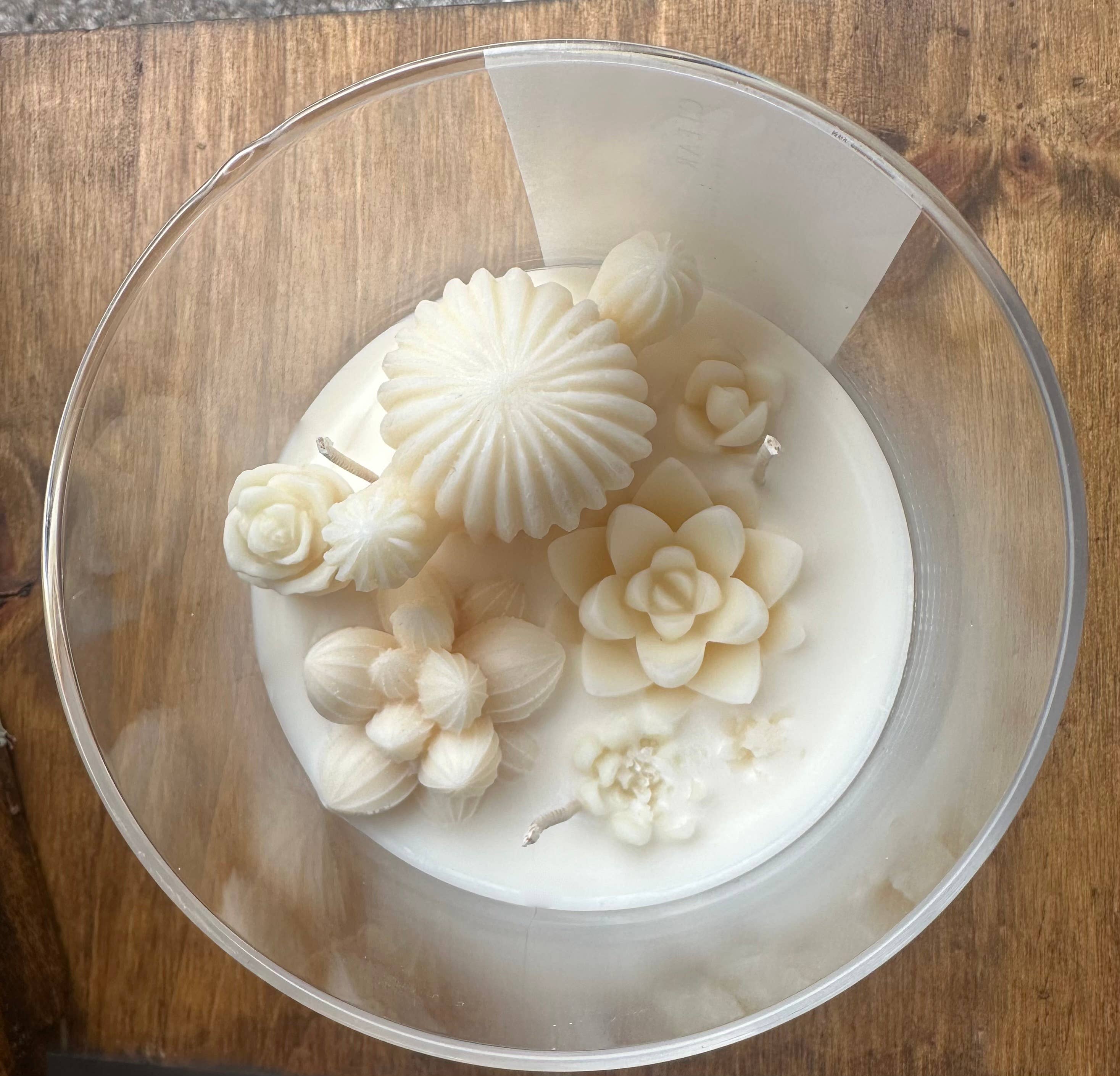 The Succulent Scented 3 Wick Cactus Candle Jar - Image 4