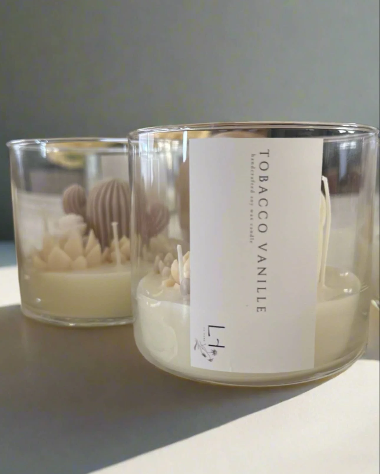 The Succulent Scented 3 Wick Cactus Candle Jar - Image 8