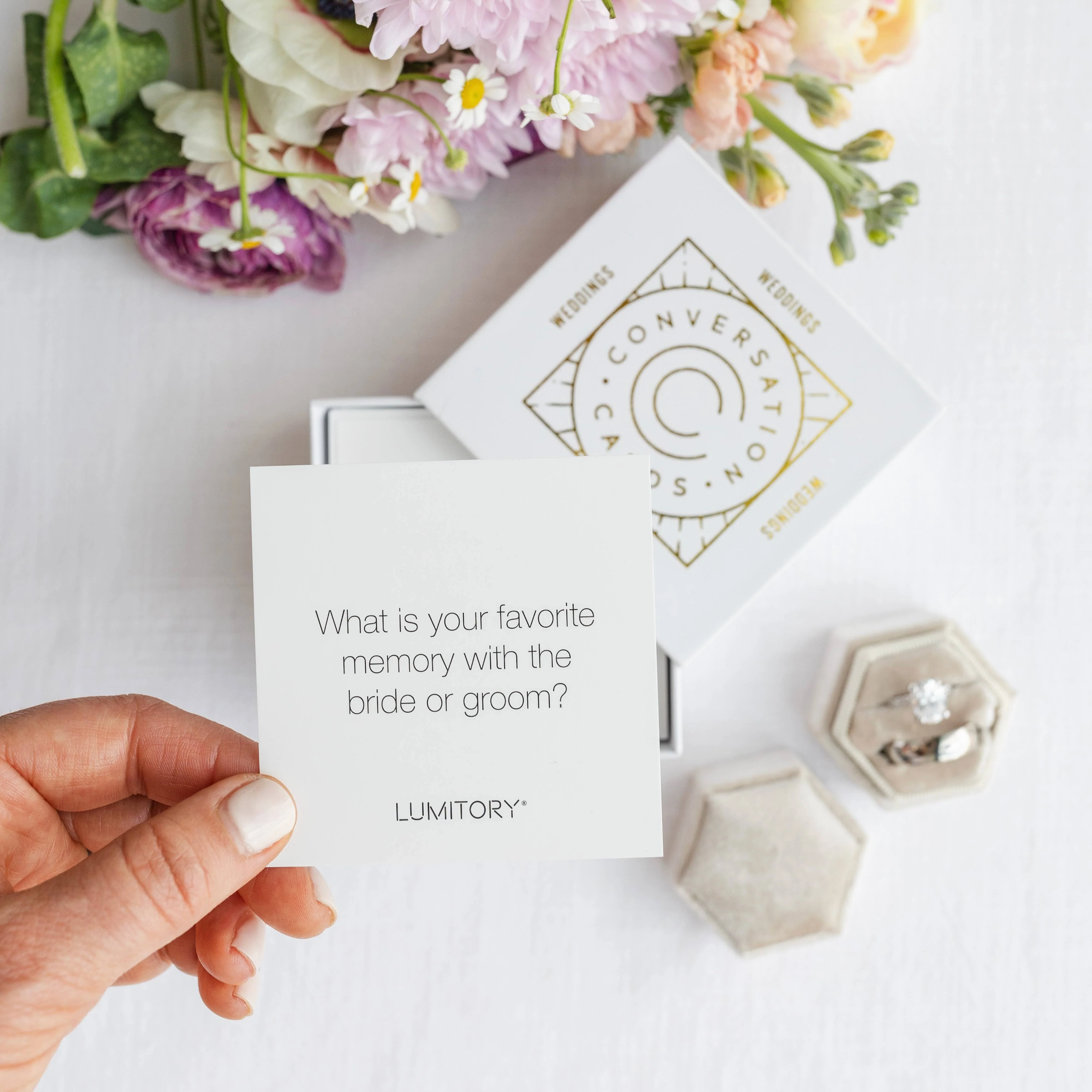 Wedding Conversation Cards: Case of 12 with Free Display - Image 5