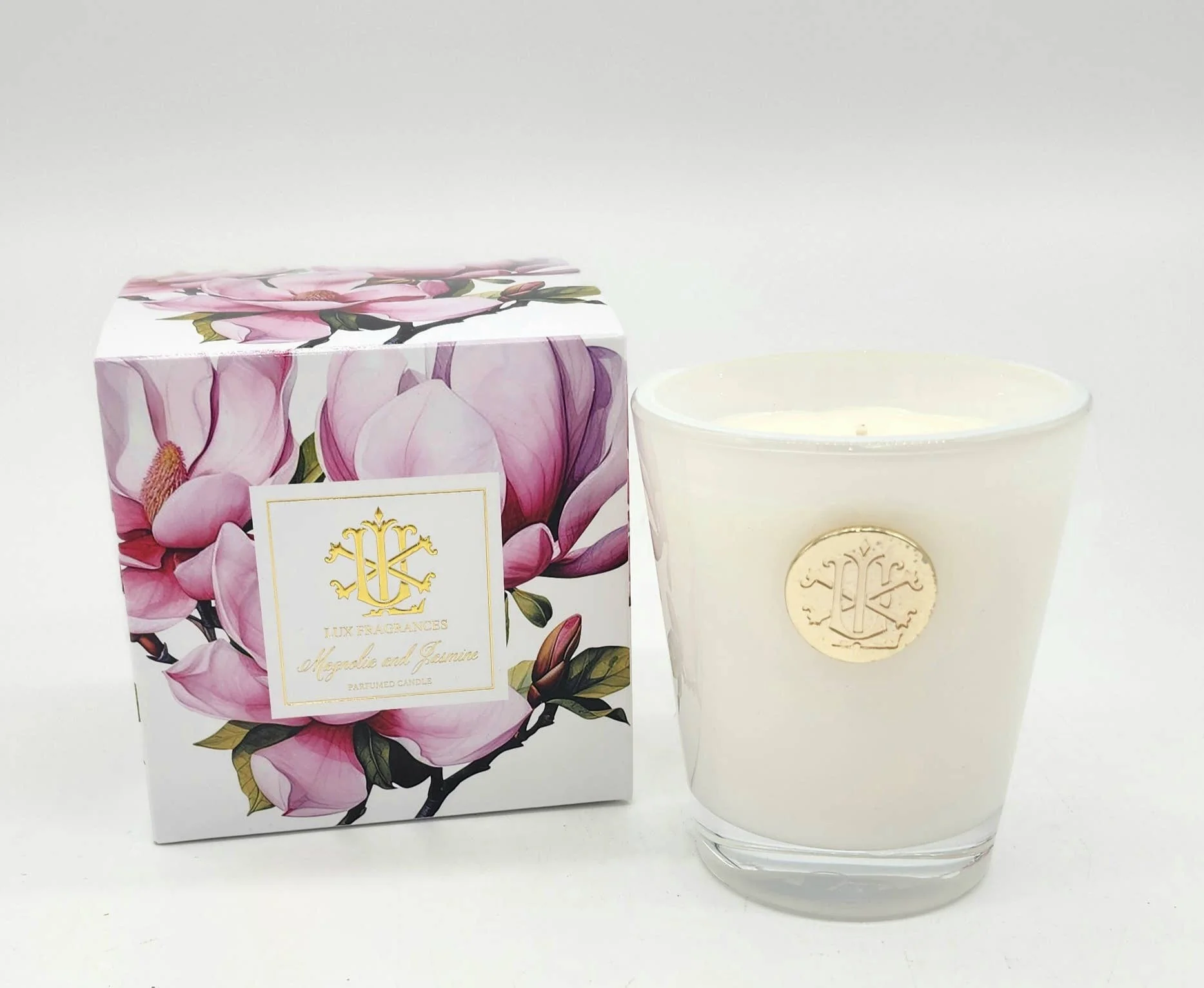 Magnolia and Jasmine 8 oz Designer Box Candle