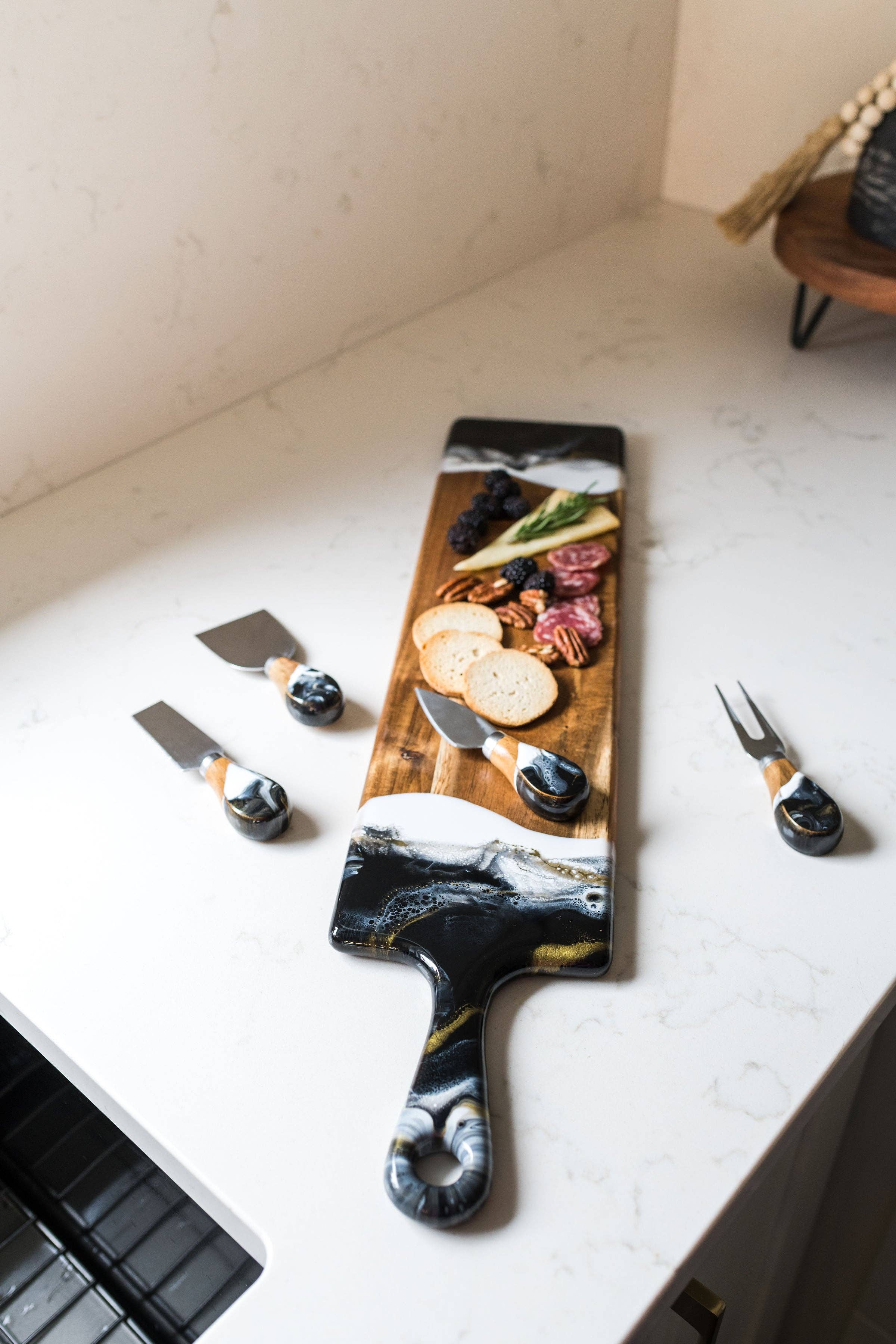 Resin Coated Cheese Knife Set of 4 - Image 13