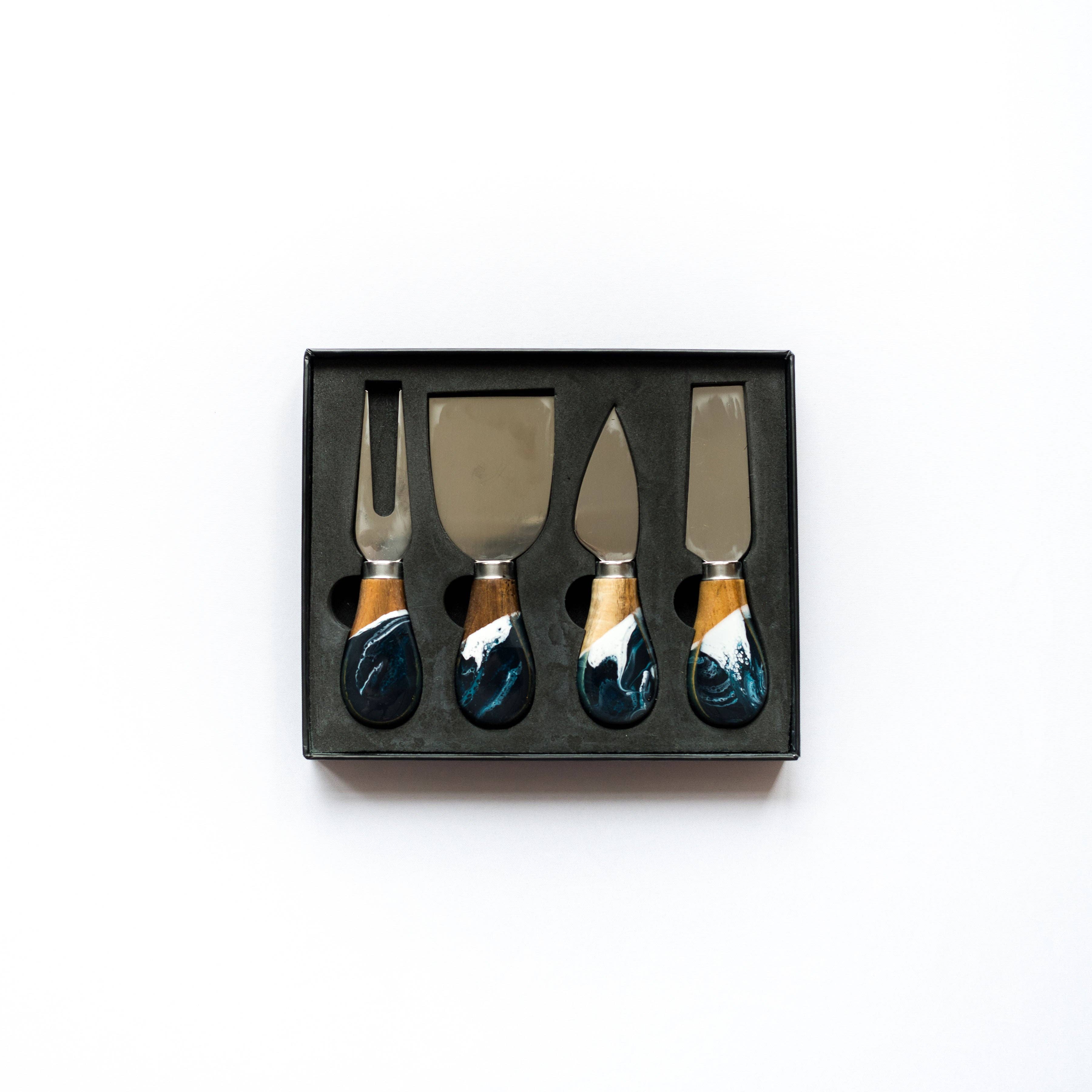 Resin Coated Cheese Knife Set of 4 - Image 3