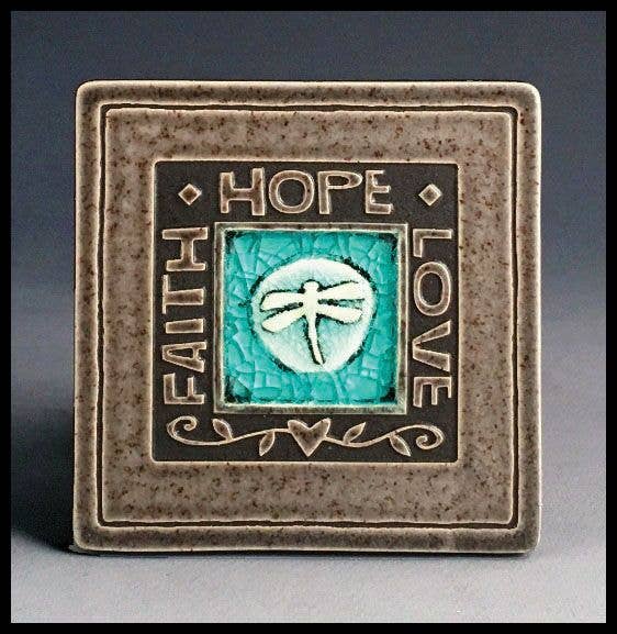 Faith Hope and Love Coaster