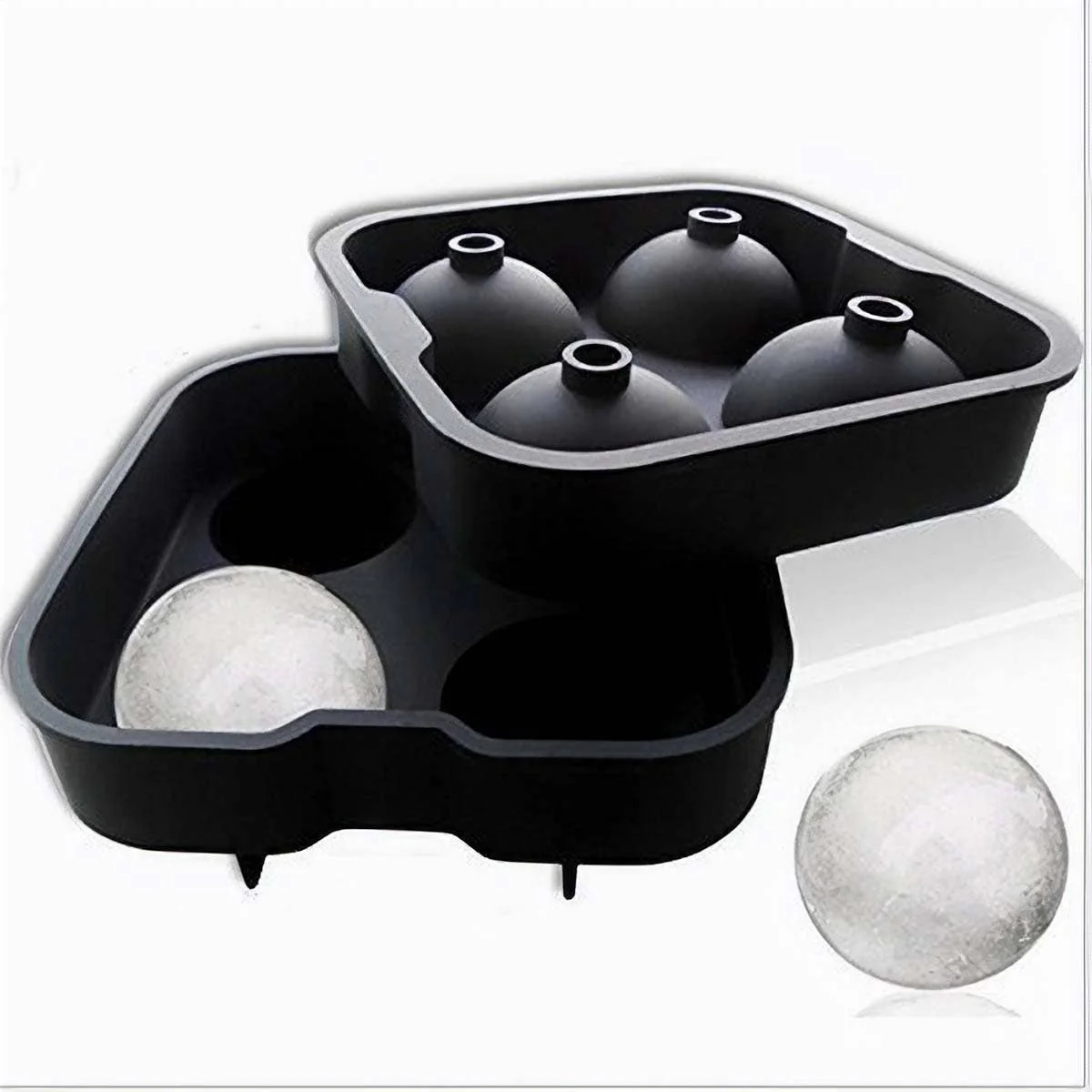 Mad Man - Men's Jumbo 4 Ball Silicone Ice Tray - Image 5