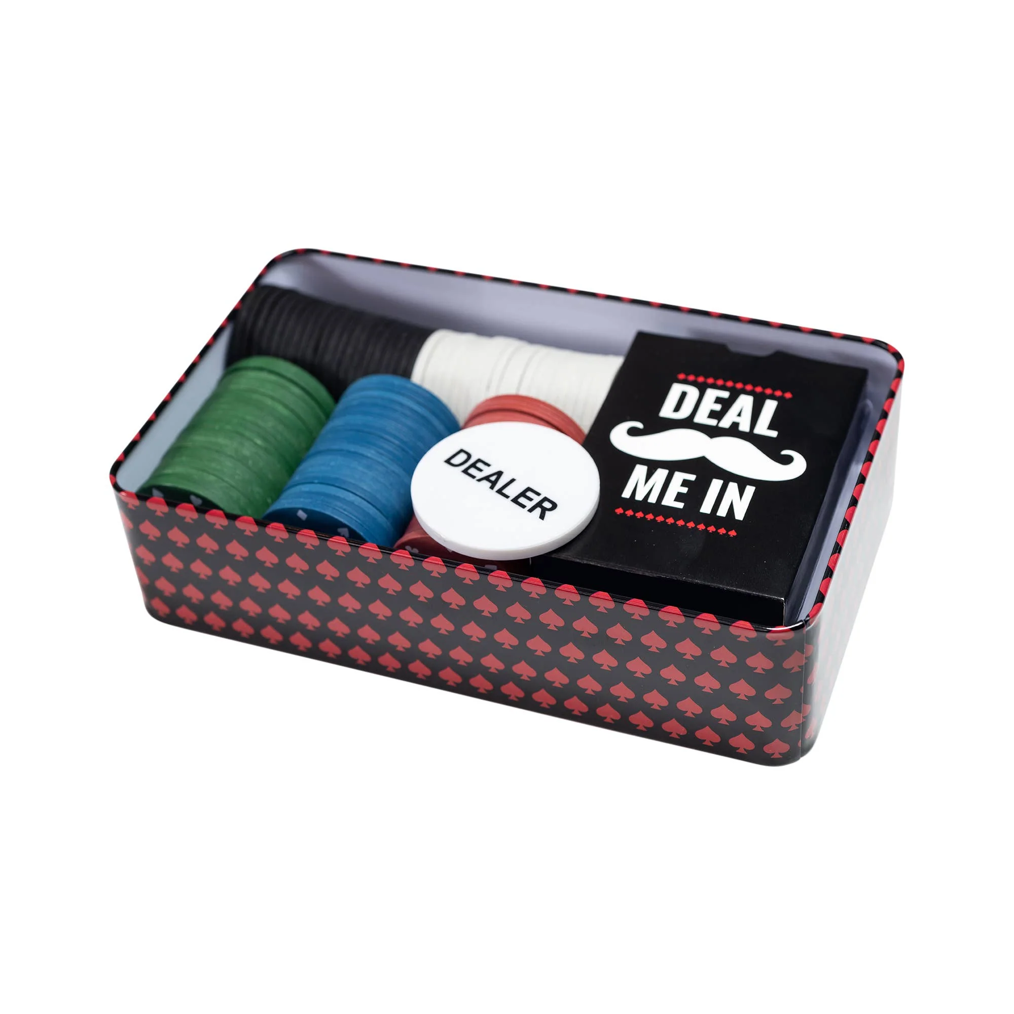 Men's Professional Poker in a Tin Set - Image 4