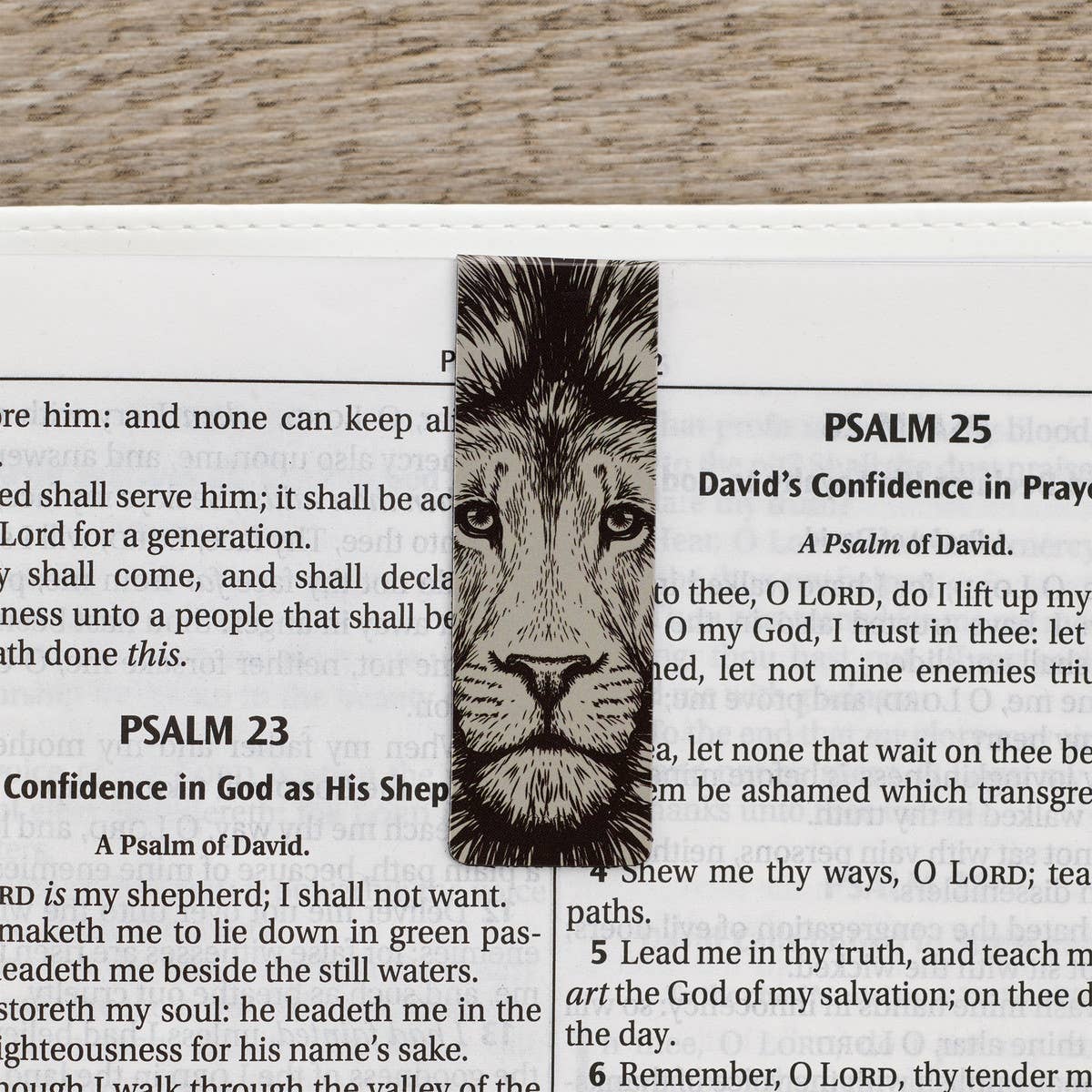 Magnetic Bookmark Set Strong and Courageous - Image 3