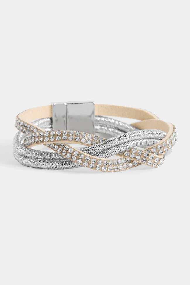 Magnetic Bracelet -silver