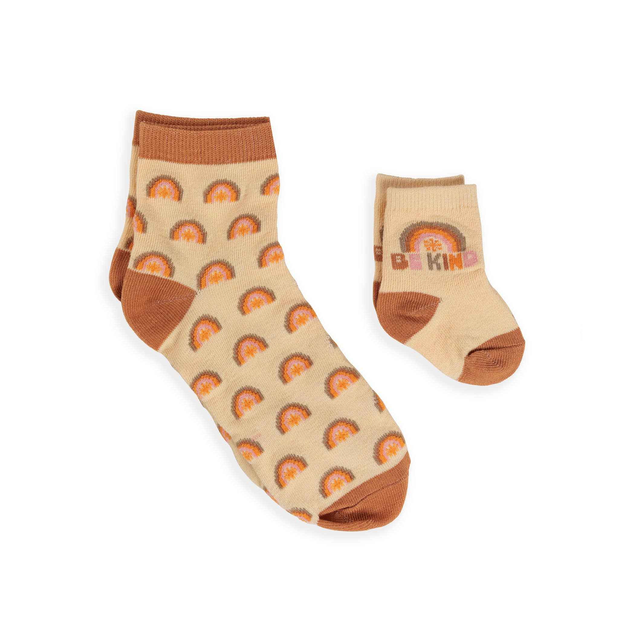 Mama & Me Socks Set Be Kind Rainbows - Image 4