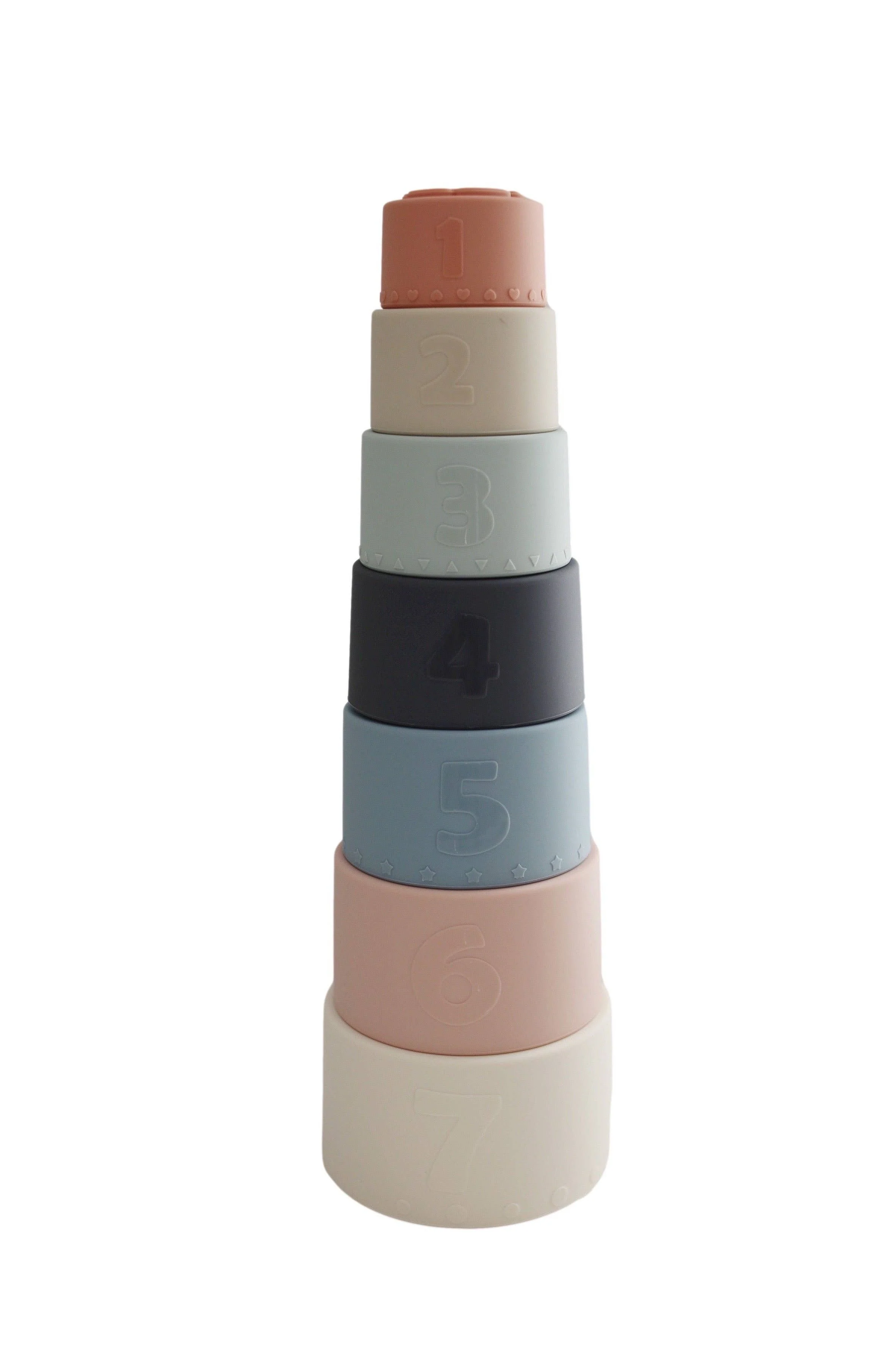 Classic Silicone Stacking Nesting Cups - Image 2