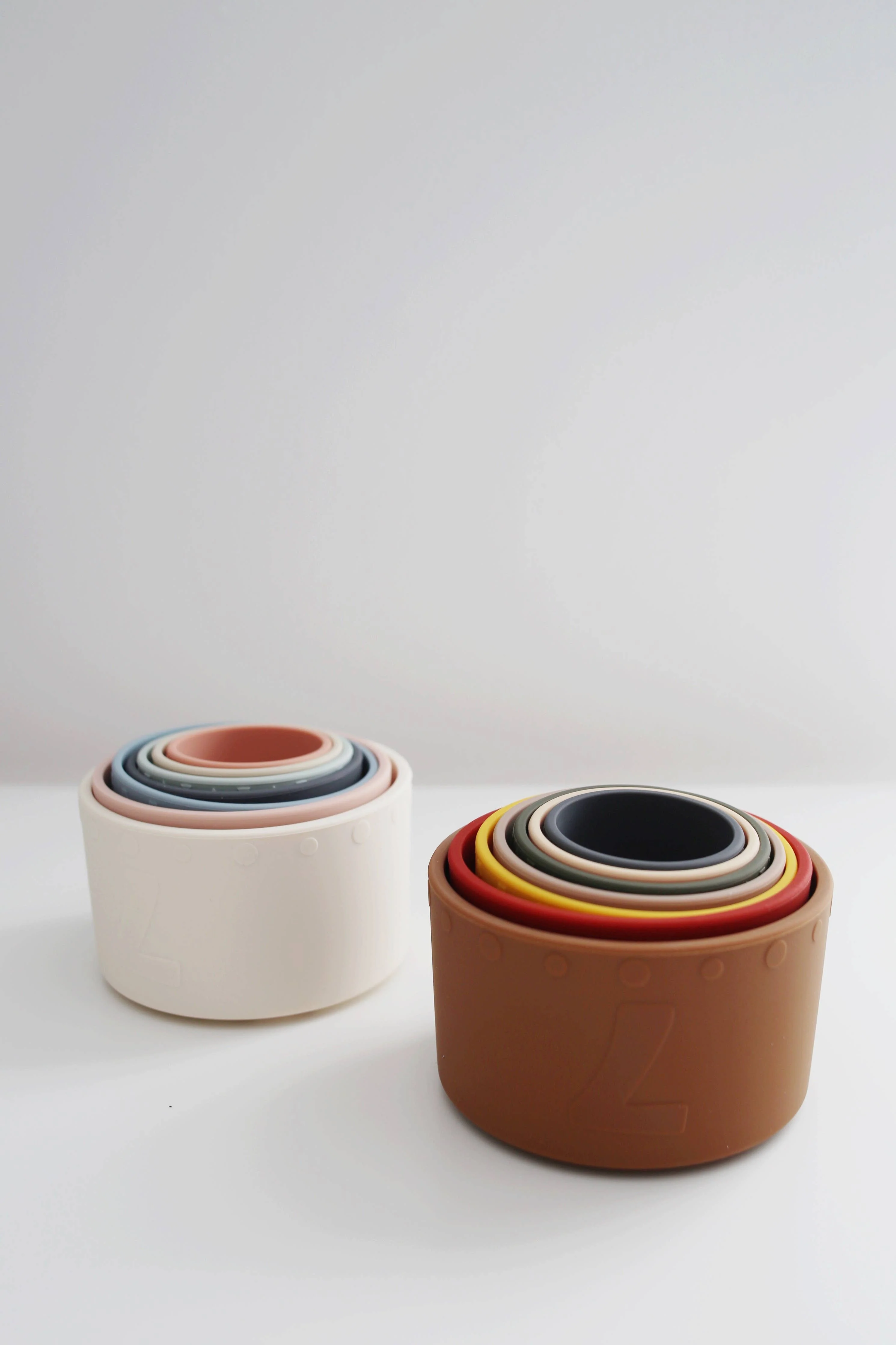 Classic Silicone Stacking Nesting Cups - Image 4