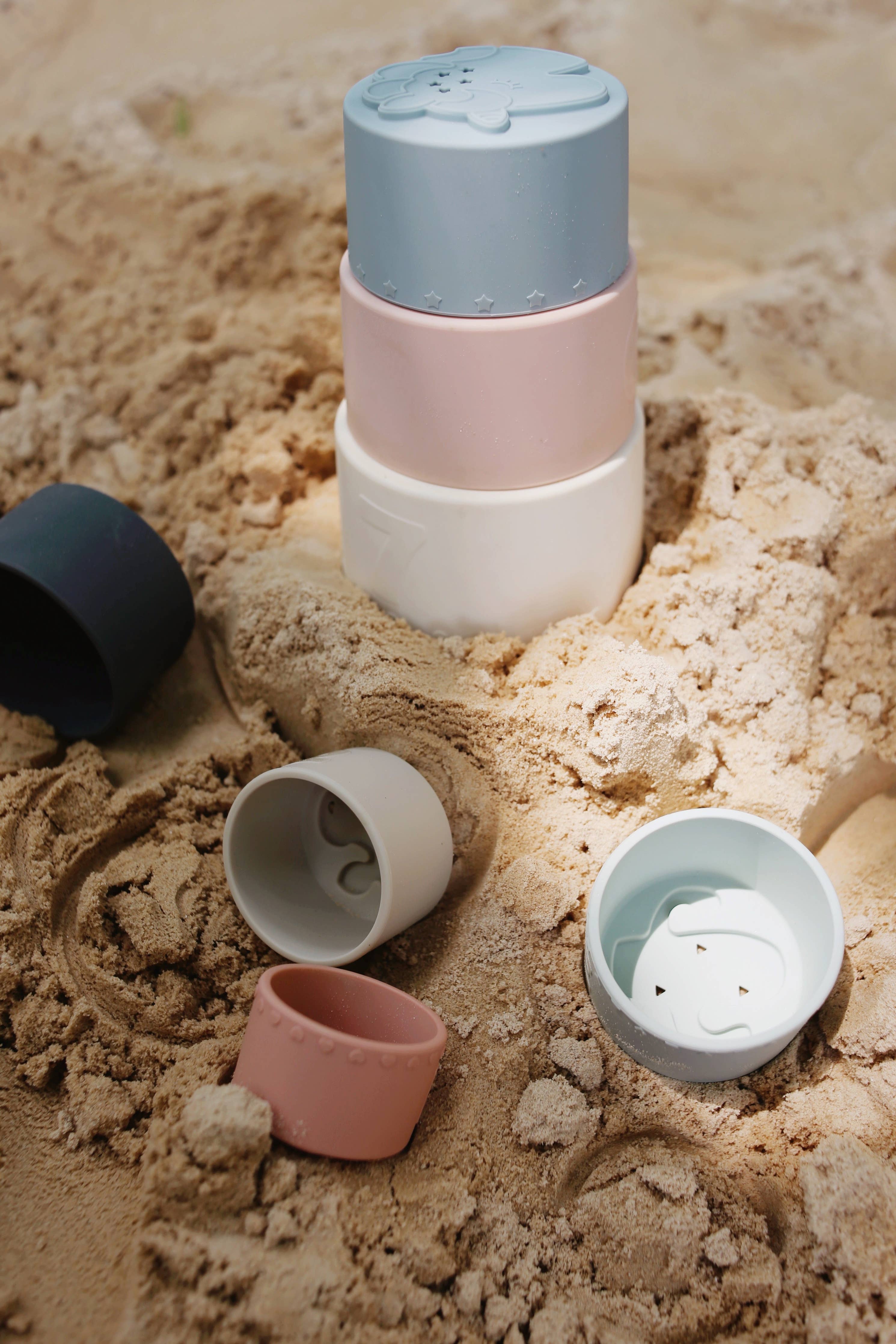 Classic Silicone Stacking Nesting Cups - Image 7