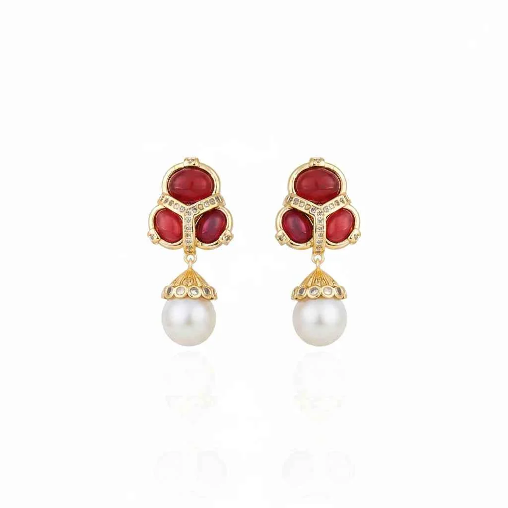 Martins Earrings Red