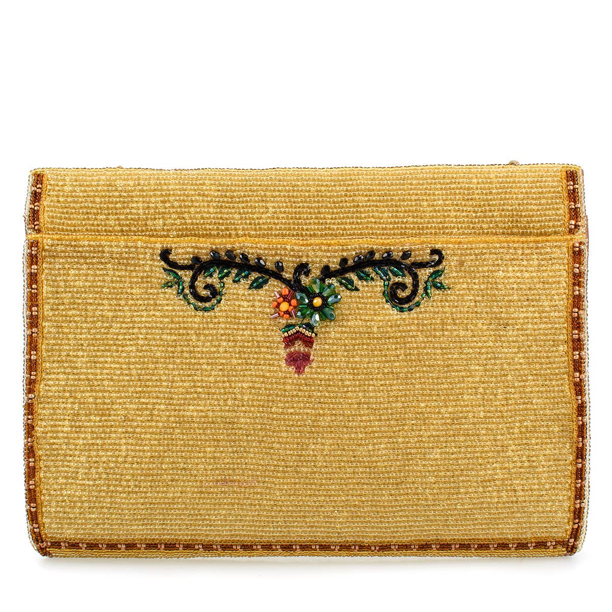 Mary Frances Accessories - Desert Sunrise Beaded Cactus and Floral Crossbody Handbag - Image 4