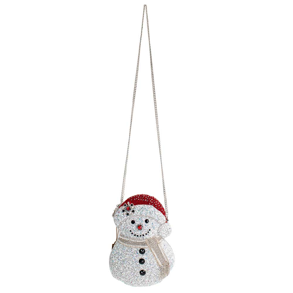 Ice Breaker Beaded Snowman Crossbody Handbag - Image 6