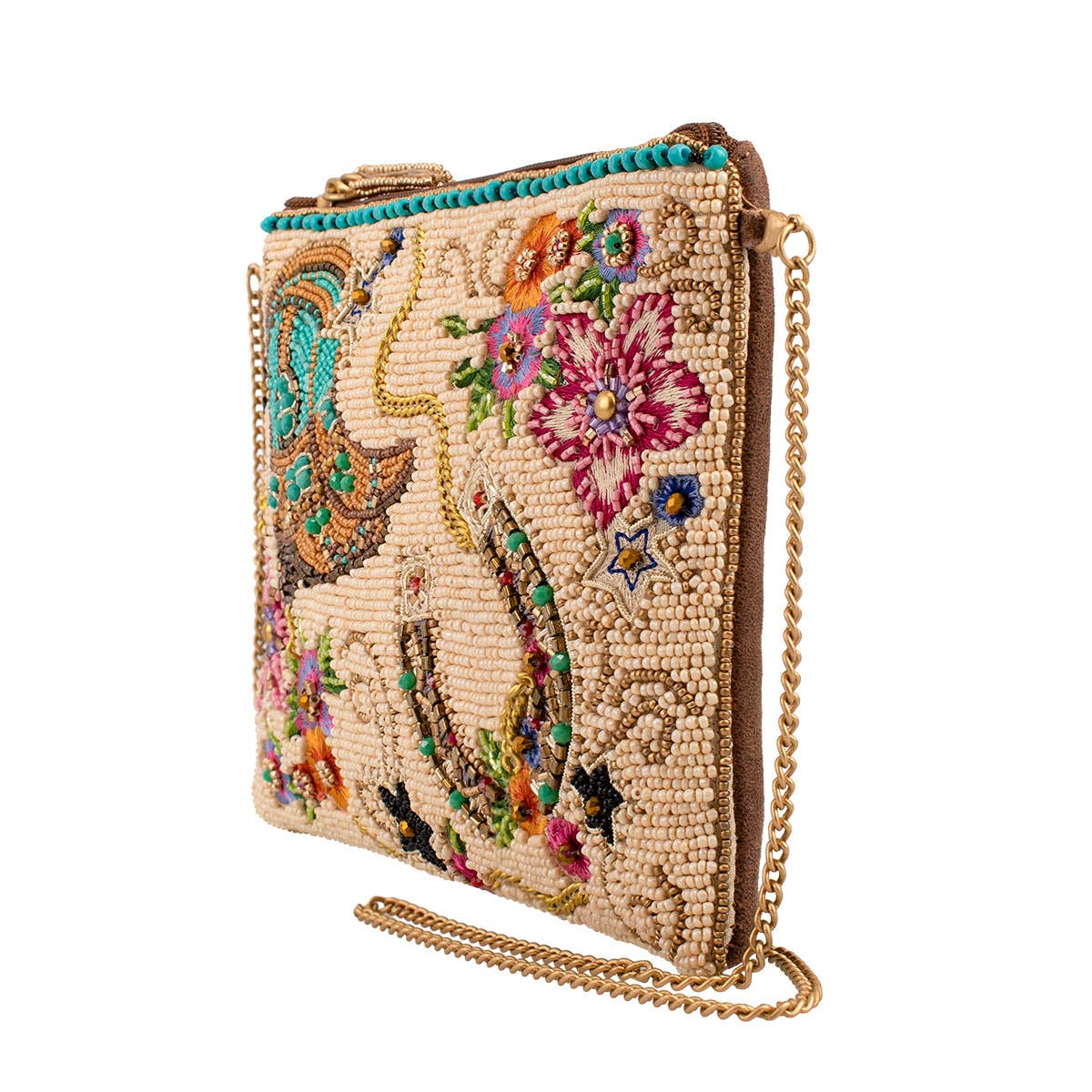 On The Range Western Boots and Horseshoe Ivory Beaded Mini - Image 3