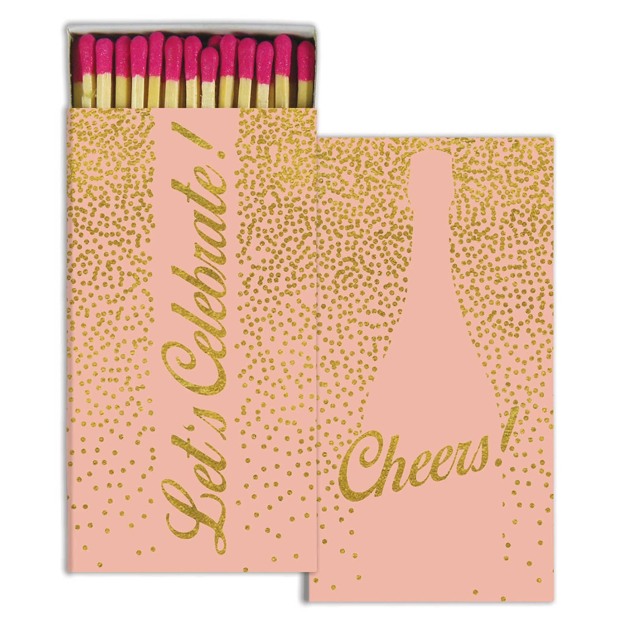 Matches Cheers Gold Foil
