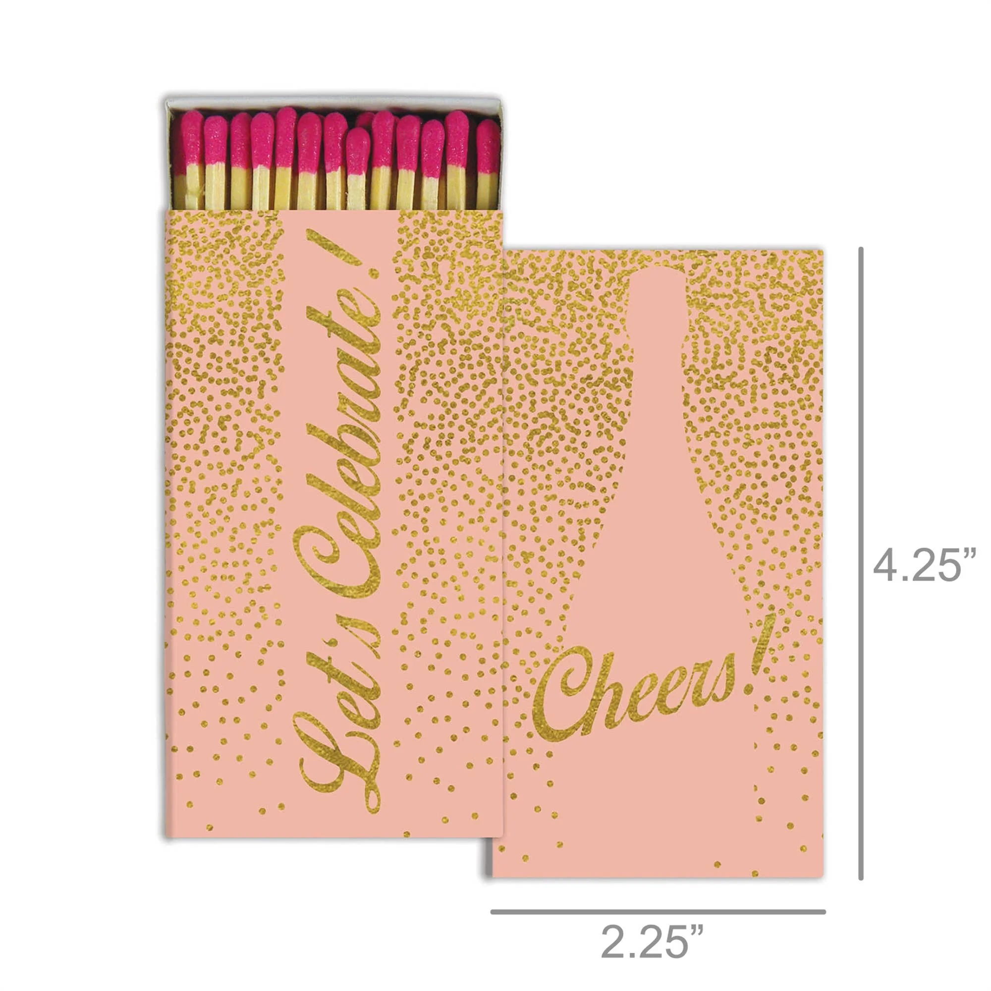 Matches Cheers Gold Foil - Image 2