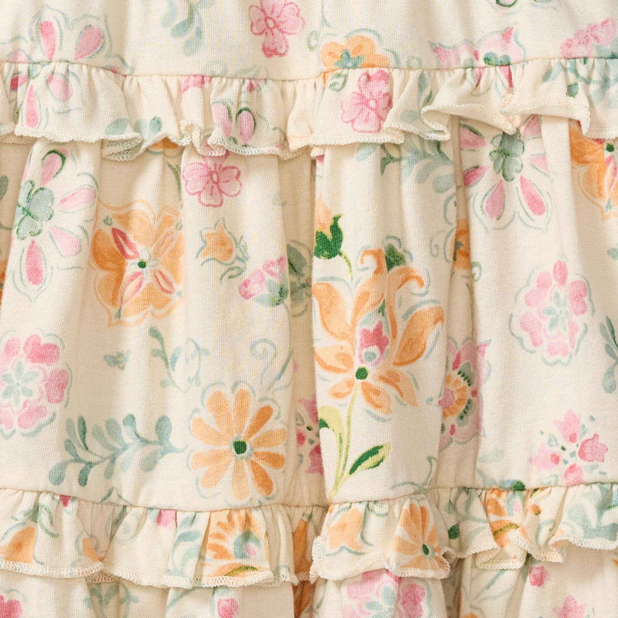 Mediterranean Floral Organic Dress: 9M - Image 4