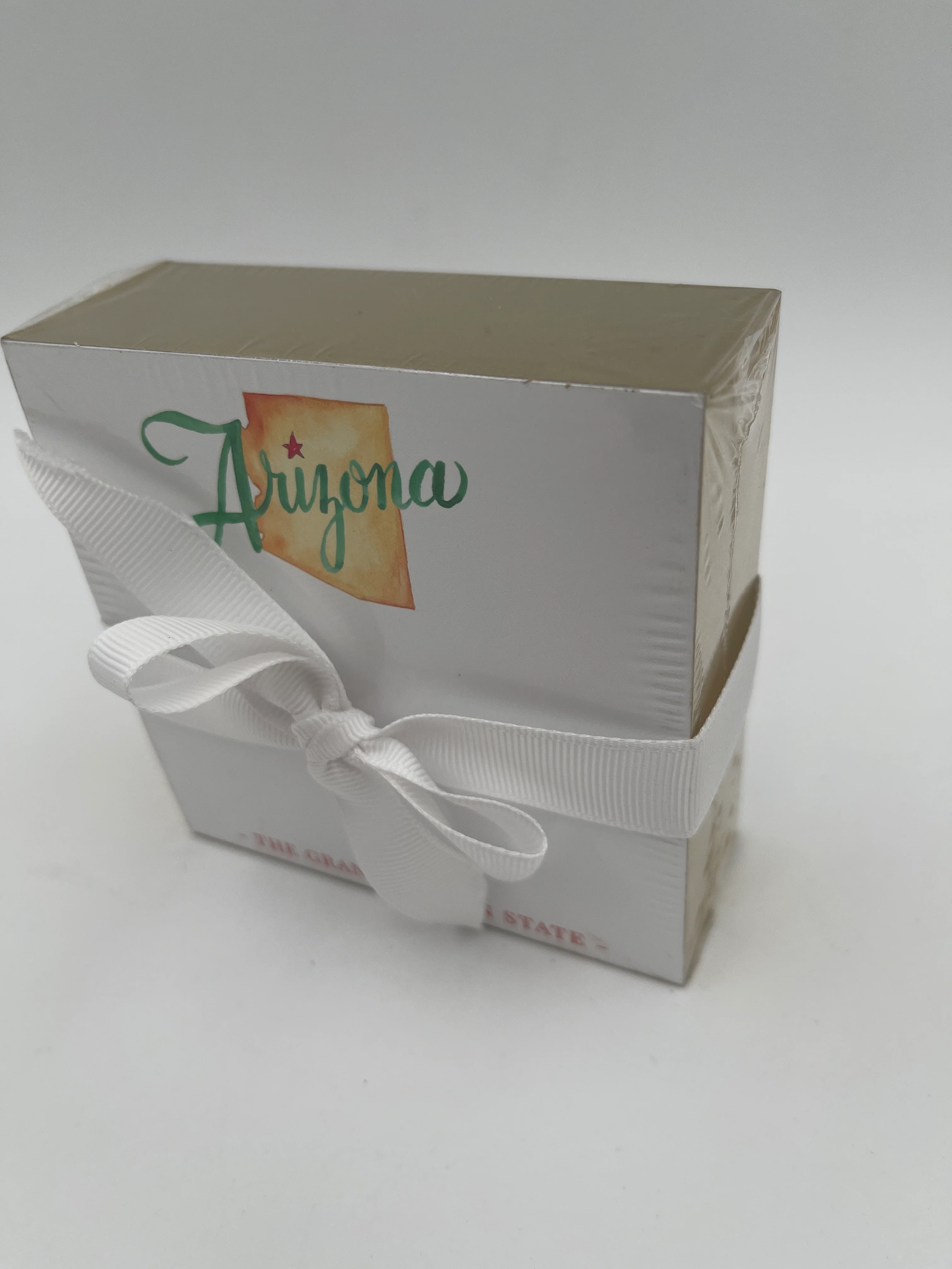 Mini Luxe Notepad Arizona Hand painted Icons-100 Card Stock Sheets - Image 2