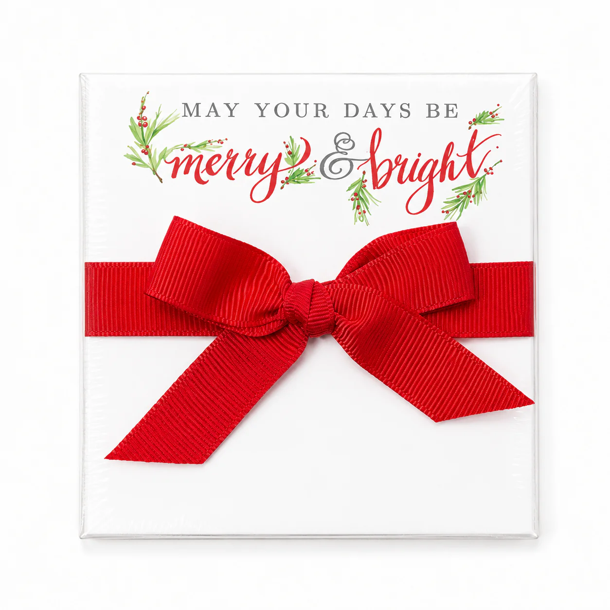 Mini Luxe Notepad Holiday May Your Days Be Merry & Bright