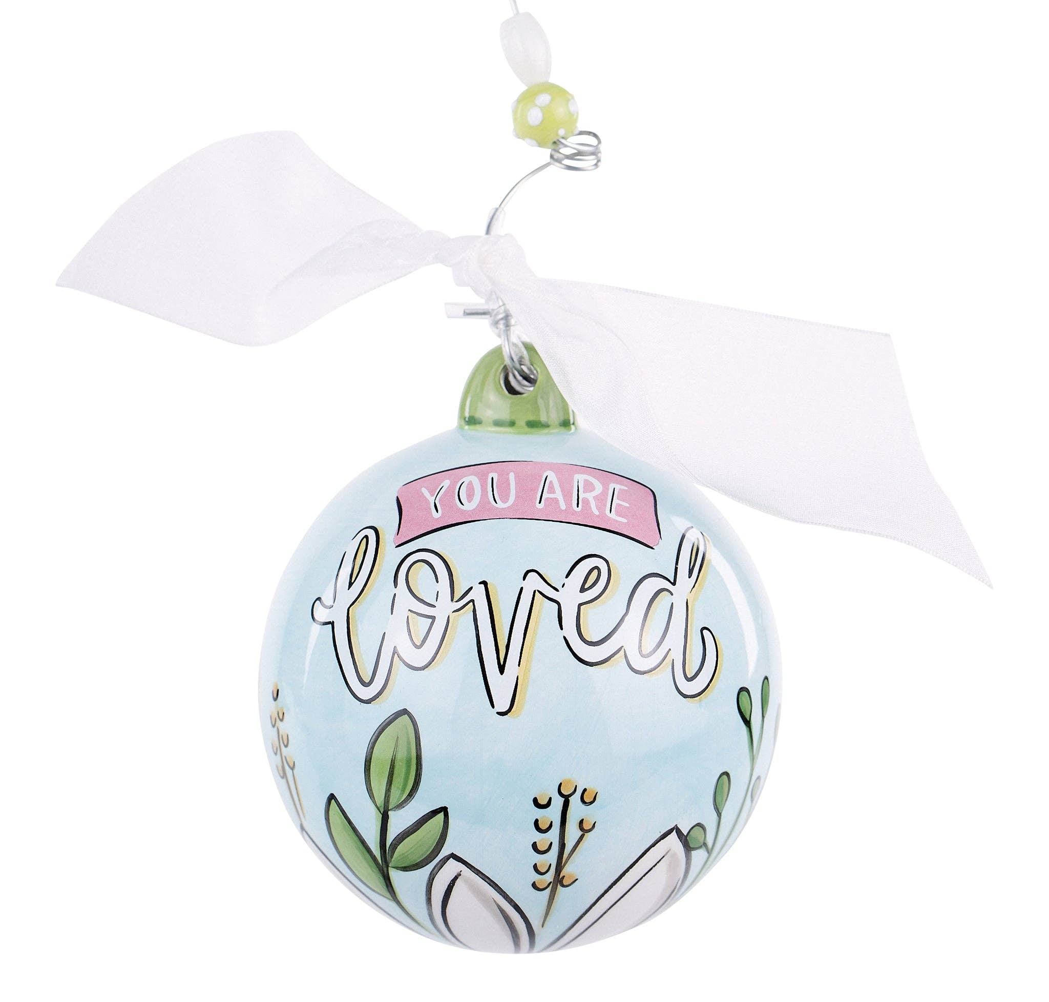 Mom You Are Loved Holiday Ornament - Image 2