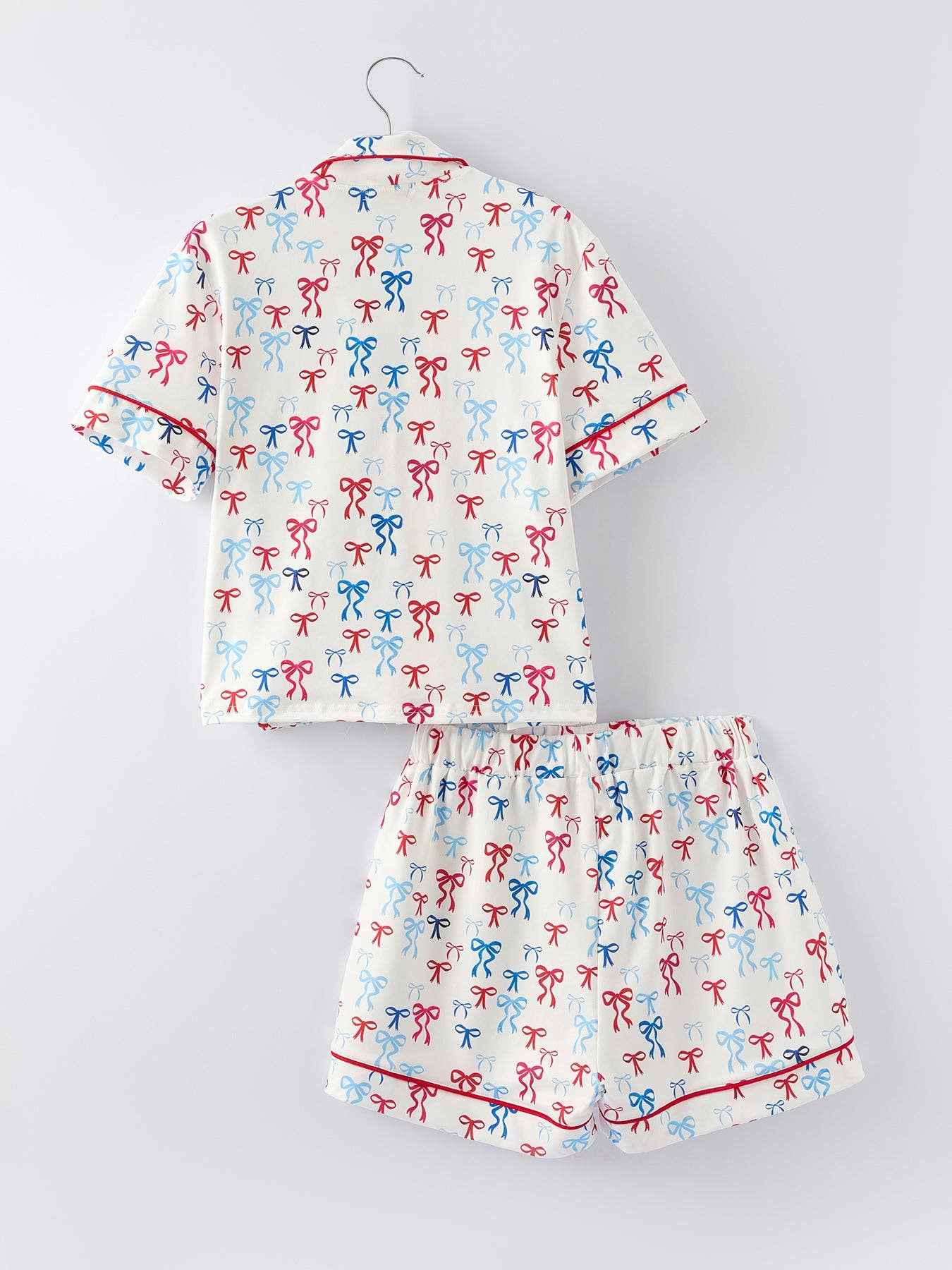Mommy & Me 4th of july Print Pajama Set: 6 / KIDS - Image 12