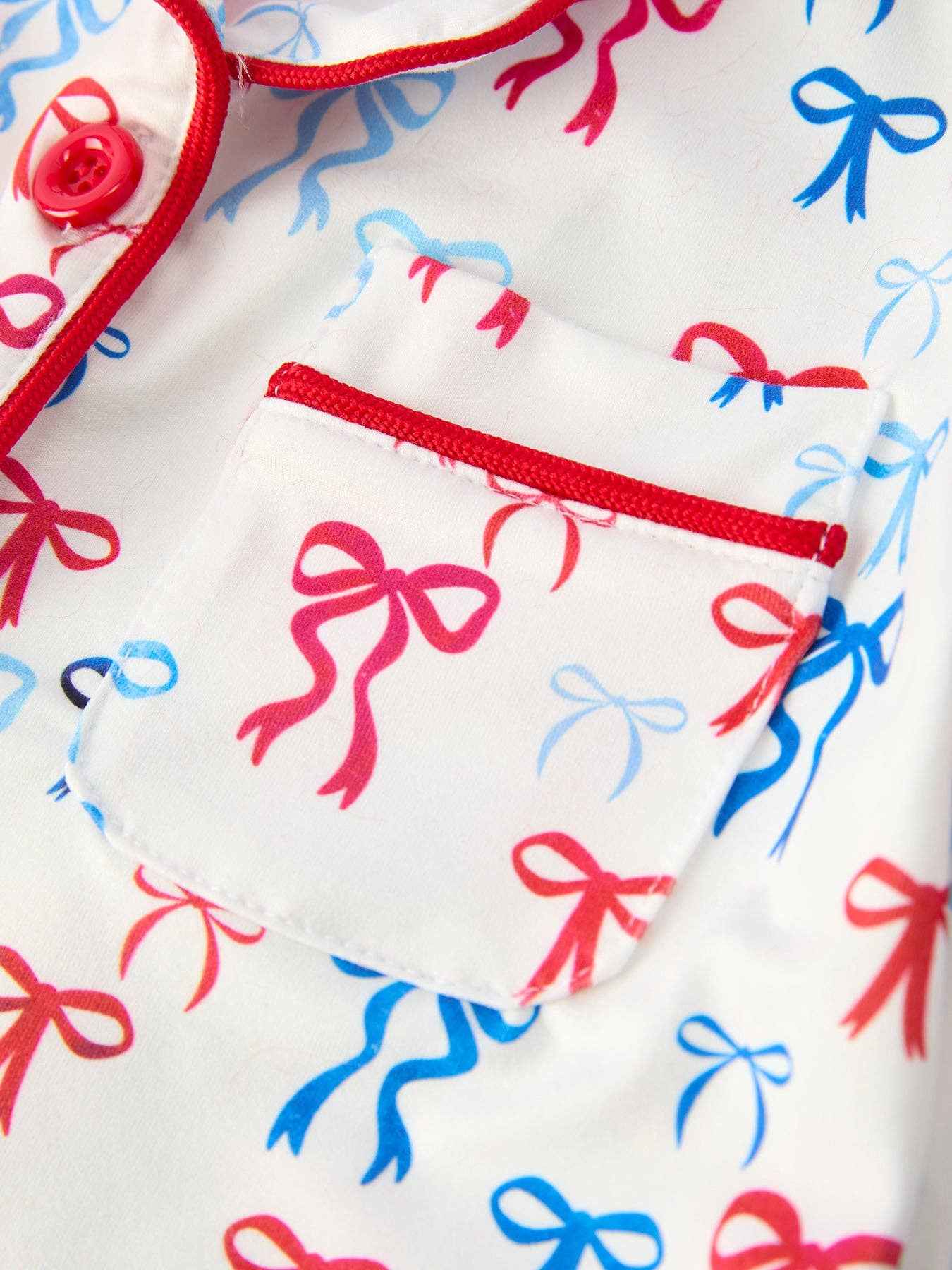 Mommy & Me 4th of July Print Pajama Set: 7Y - Image 2