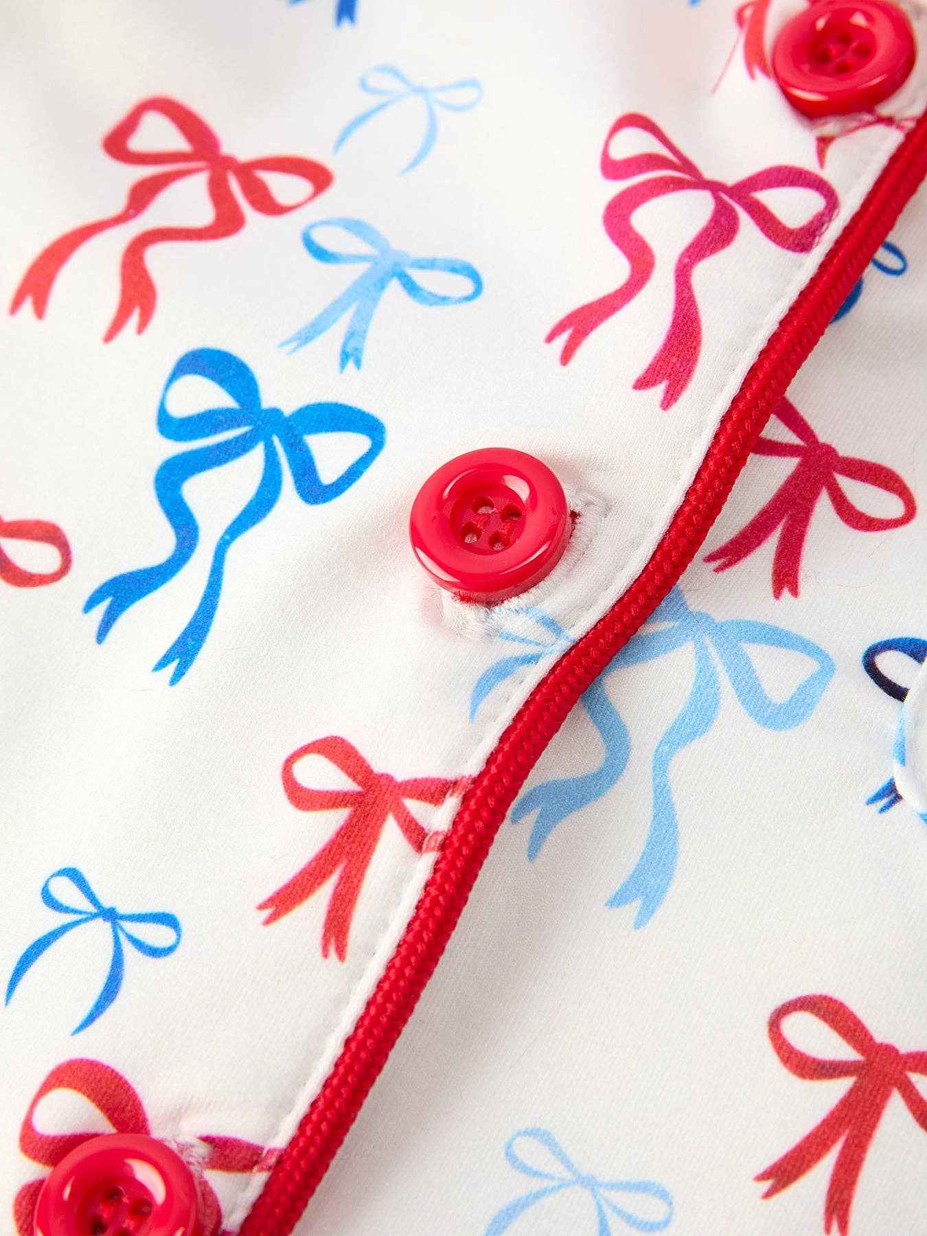 Mommy & Me 4th of July Print Pajama Set: 8/9Y - Image 2
