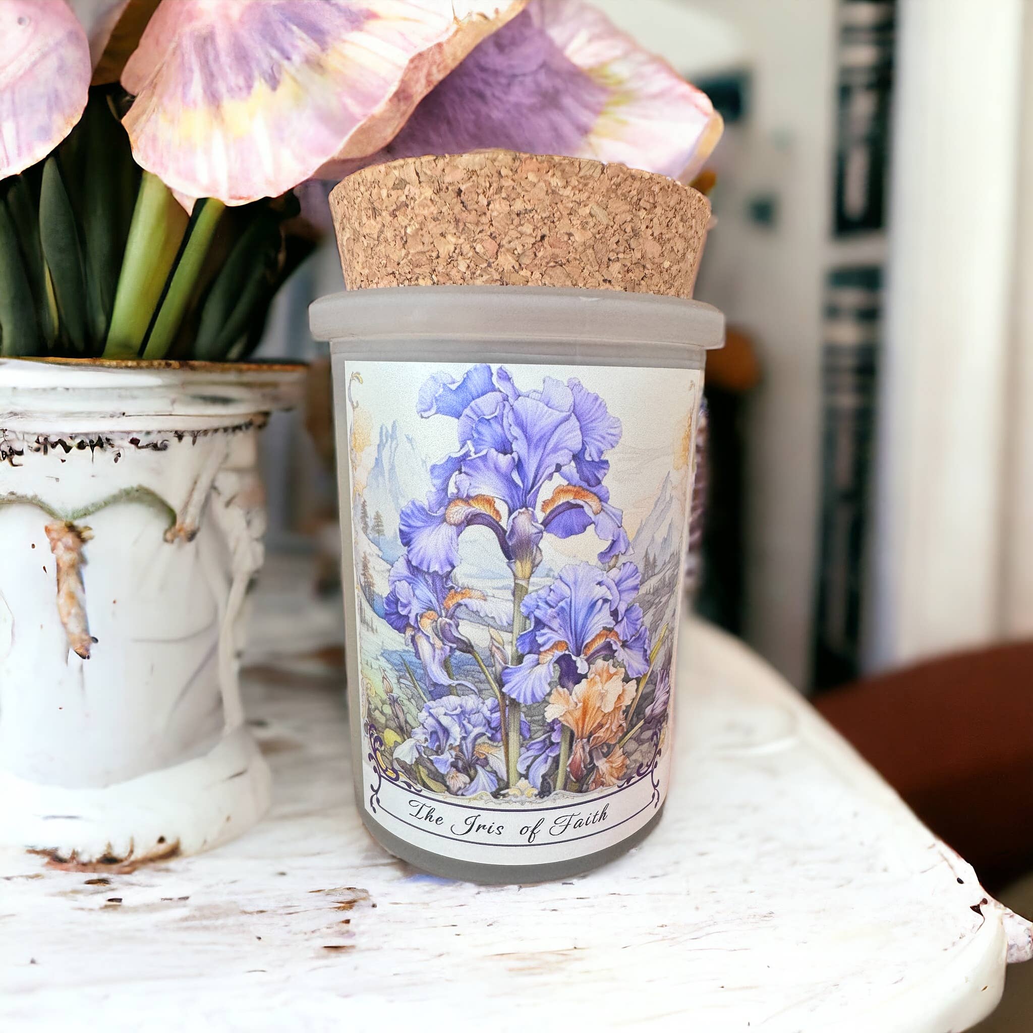Vintage Botanical Iris Flowers Divine - Image 5
