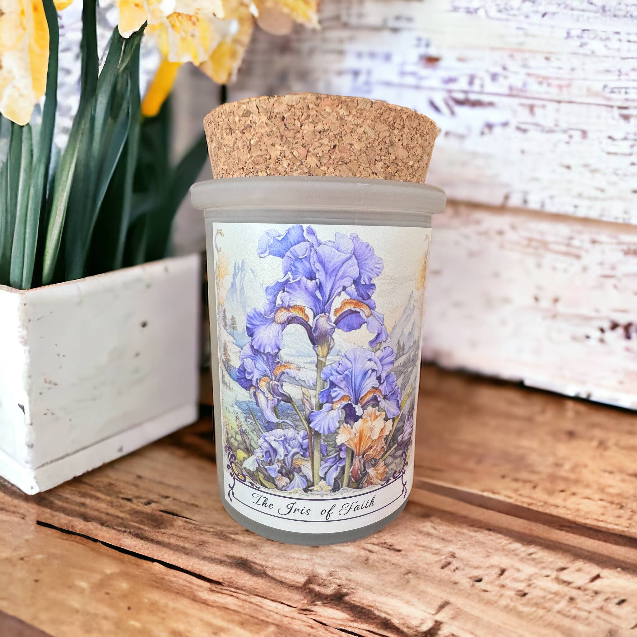 Vintage Botanical Iris Flowers Divine - Image 8