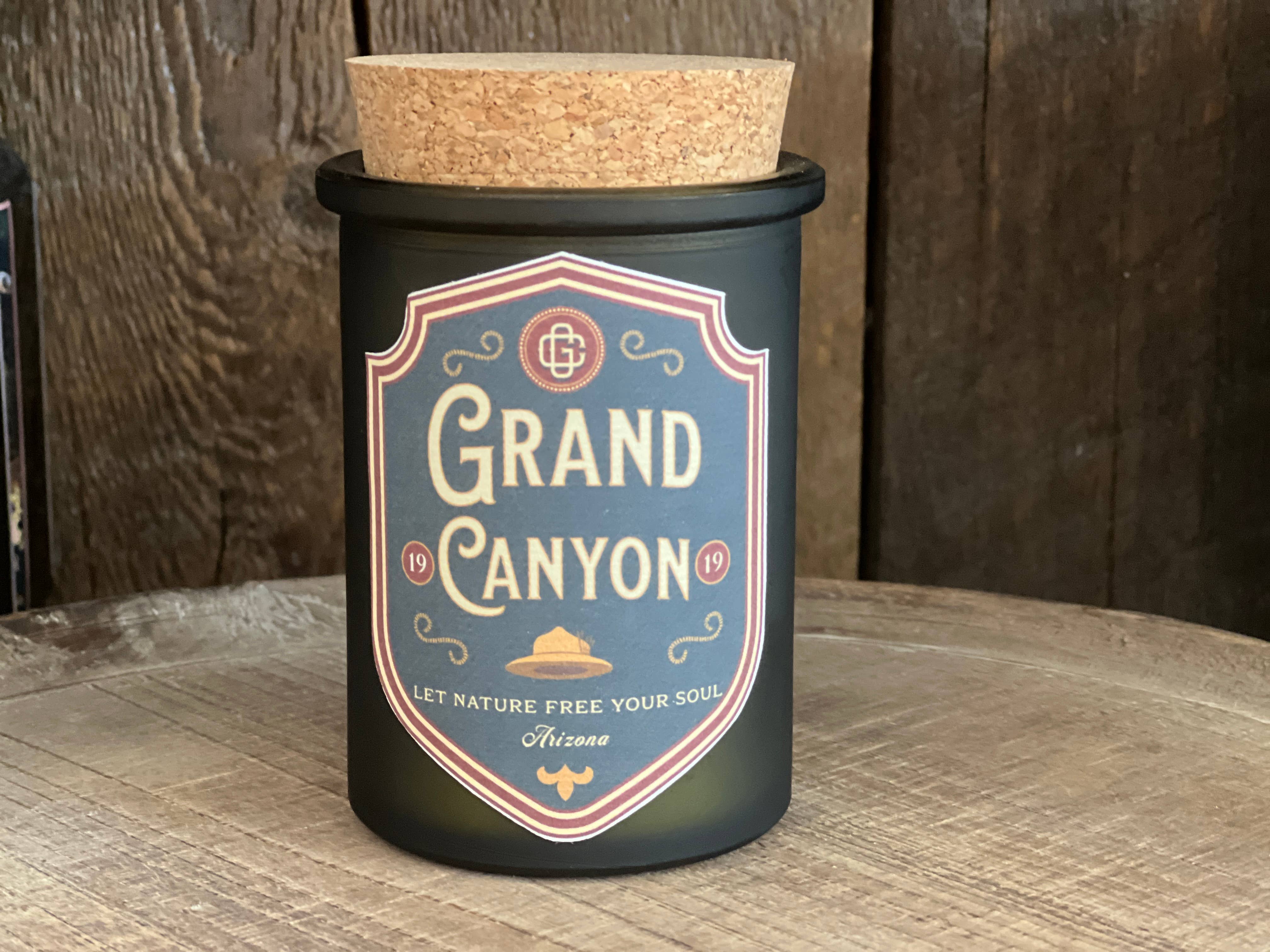 Grand Canyon Natl Park Badge Candle Arizona