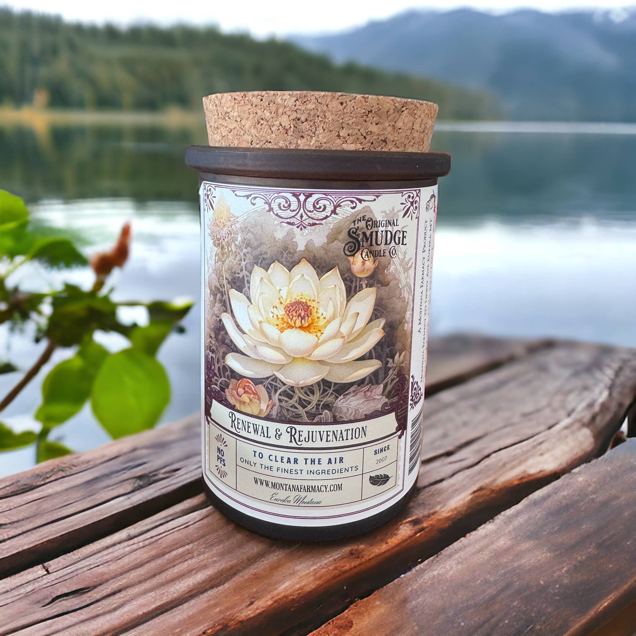 Renewal & Rejuvenation Smudge Candle Lotus of bright & light - Image 4