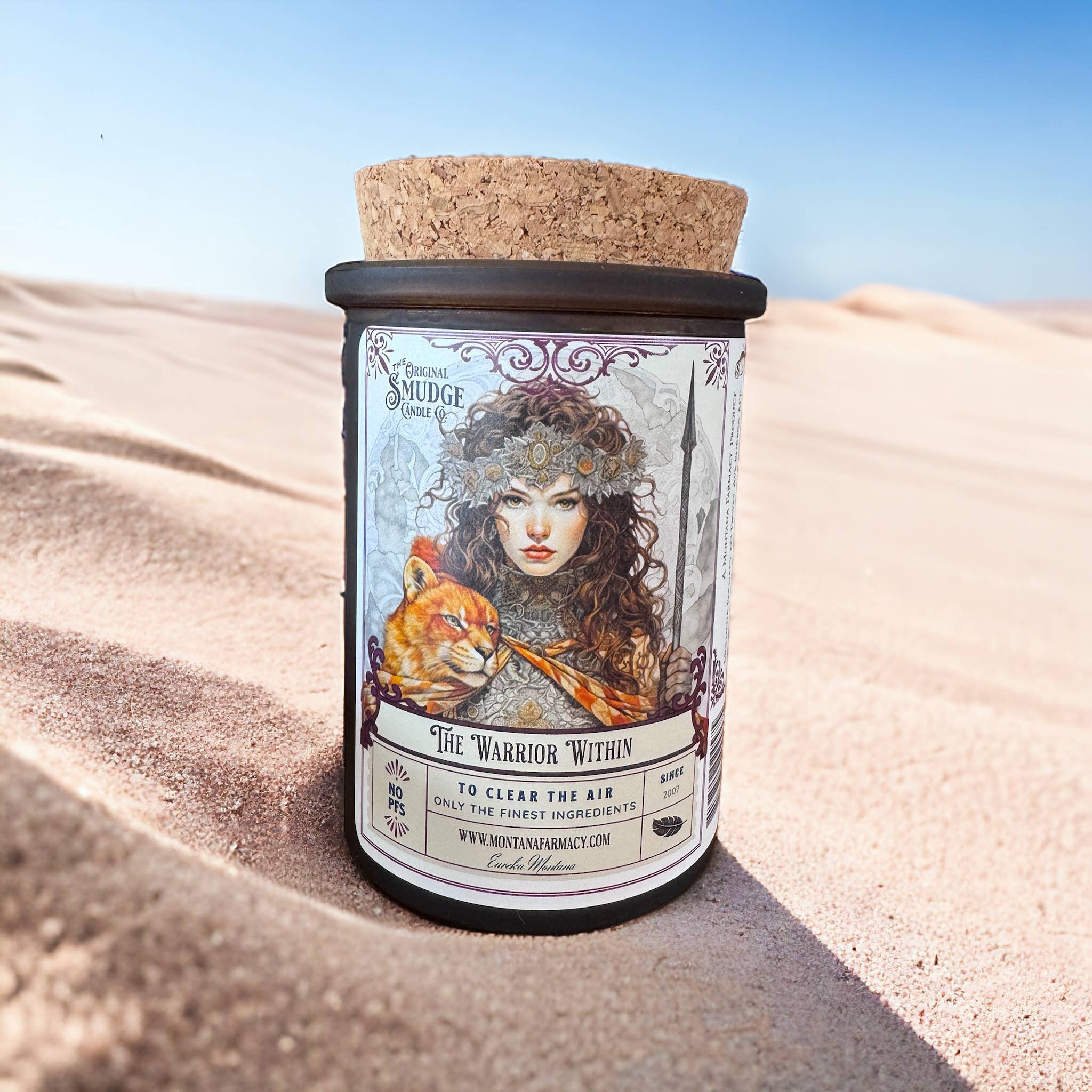 The Warrior within Celtic Queen Smudge Candle - Image 2
