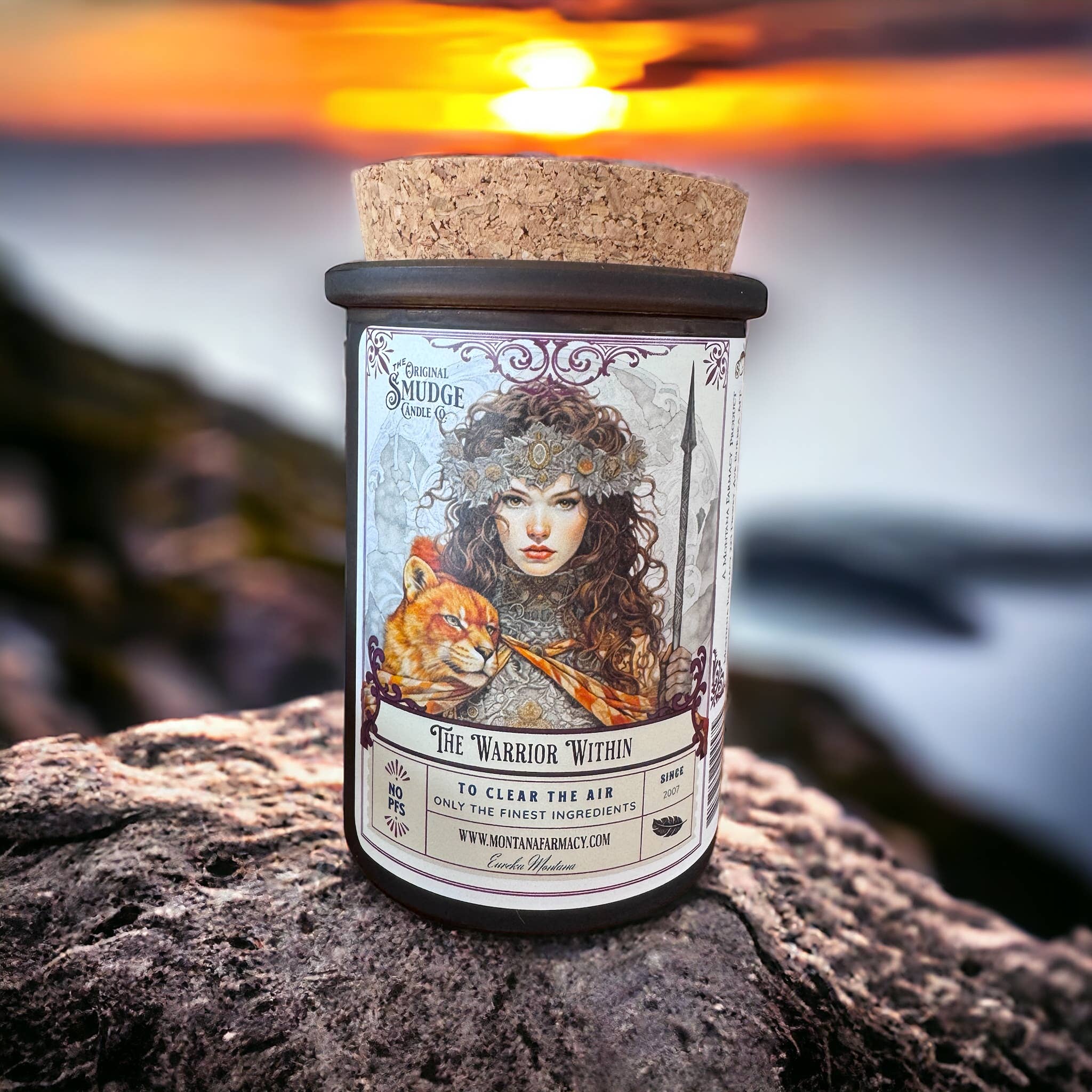 The Warrior within Celtic Queen Smudge Candle - Image 3