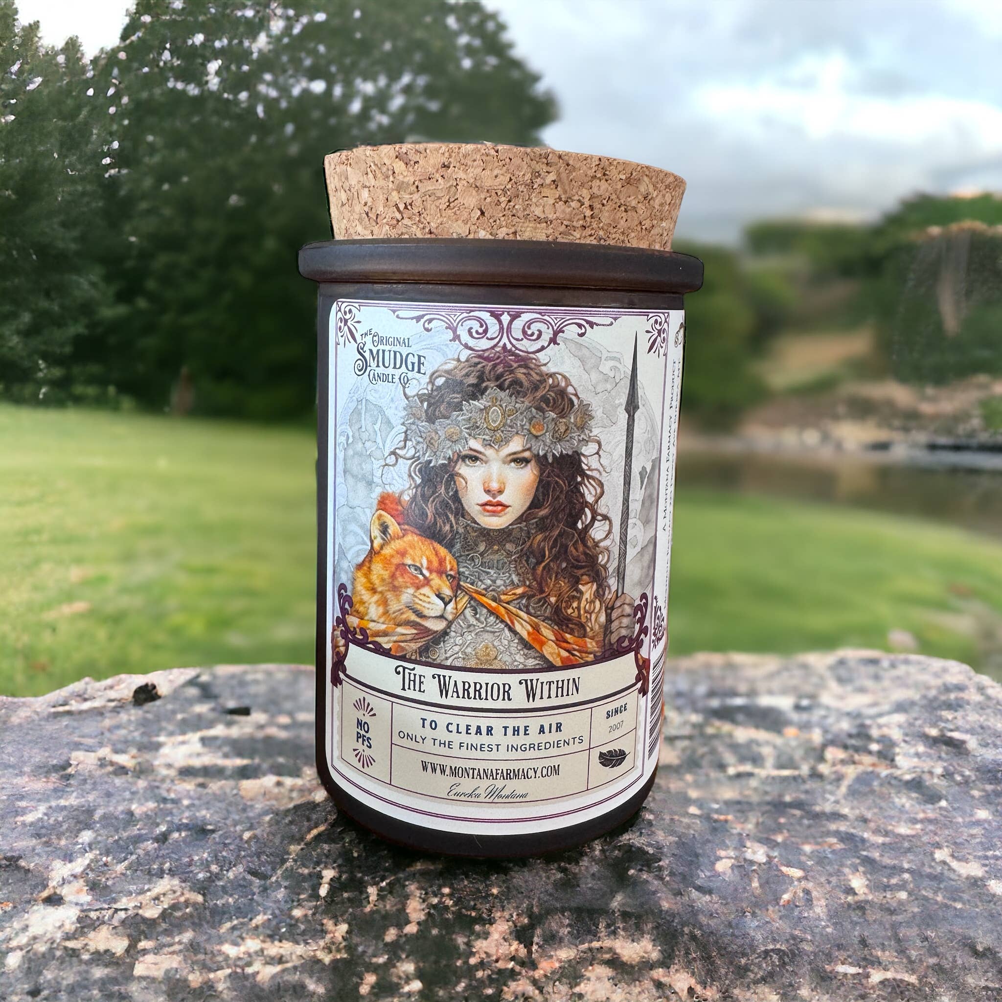 The Warrior within Celtic Queen Smudge Candle - Image 4