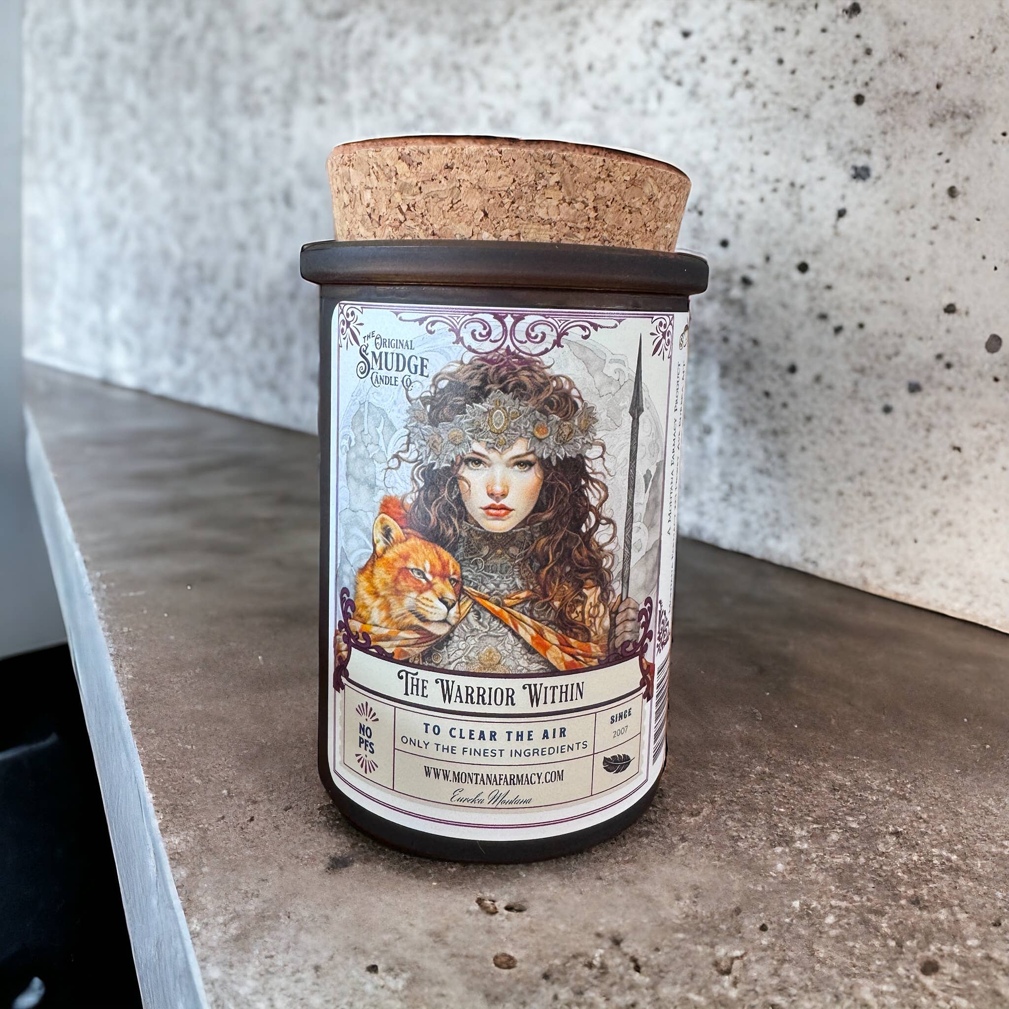 The Warrior within Celtic Queen Smudge Candle - Image 5