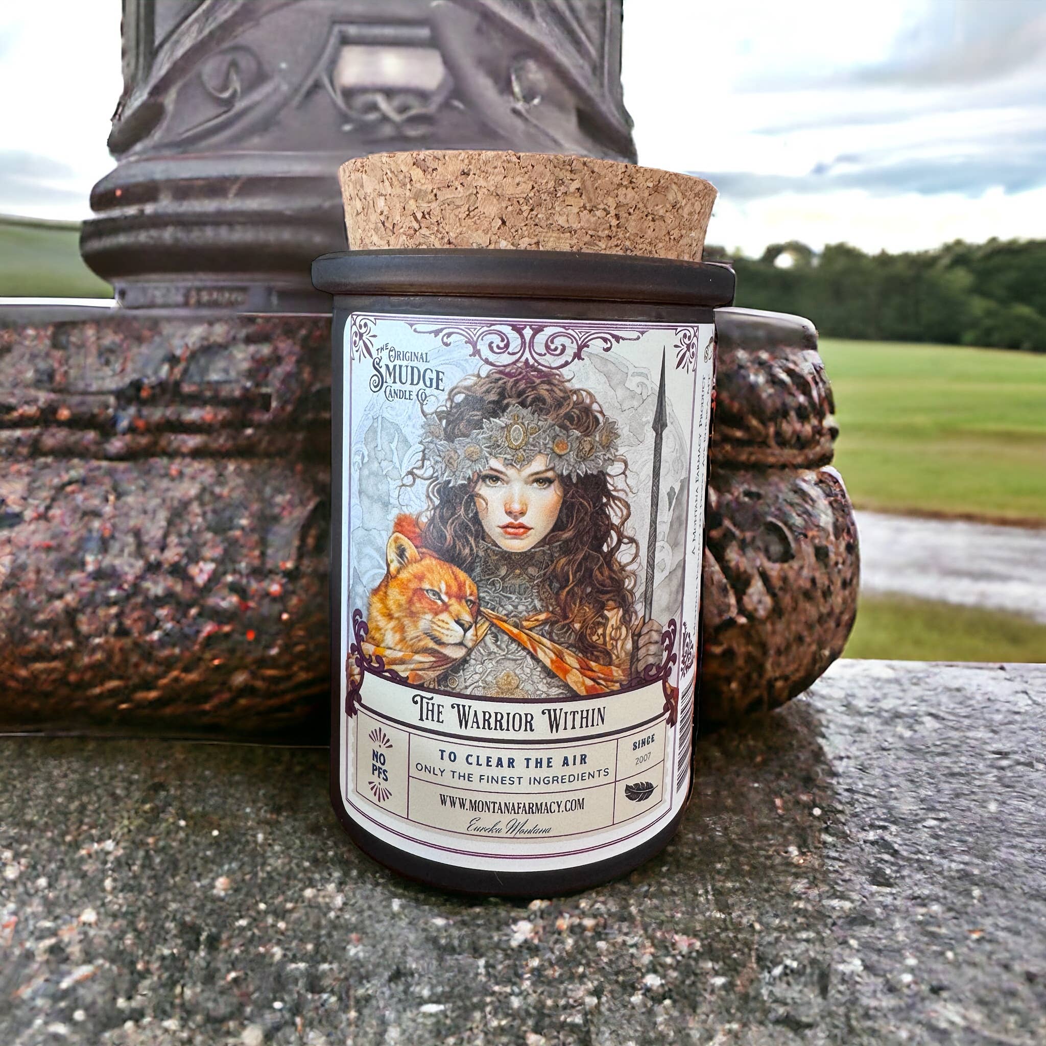 The Warrior within Celtic Queen Smudge Candle - Image 6
