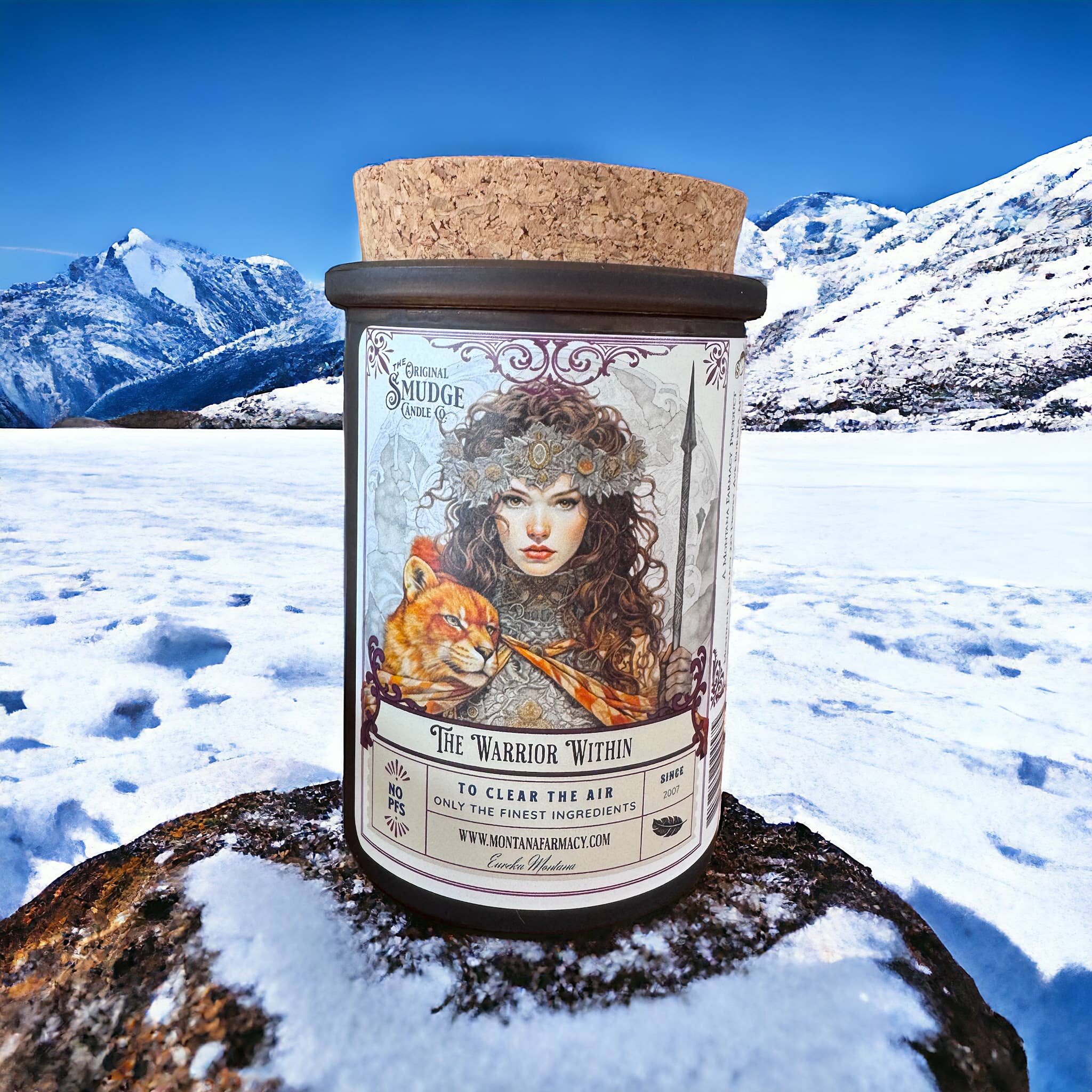 The Warrior within Celtic Queen Smudge Candle - Image 7