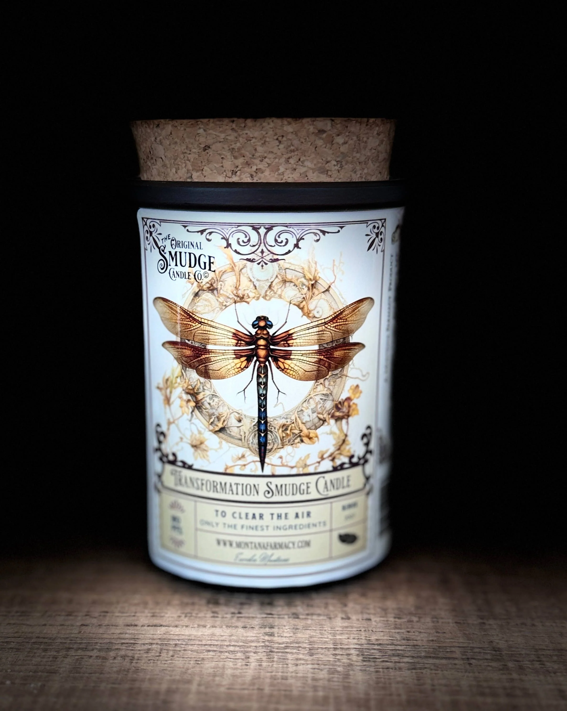 Transformation Dragonfly Orig Smudge Candle Space Clearing - Image 2