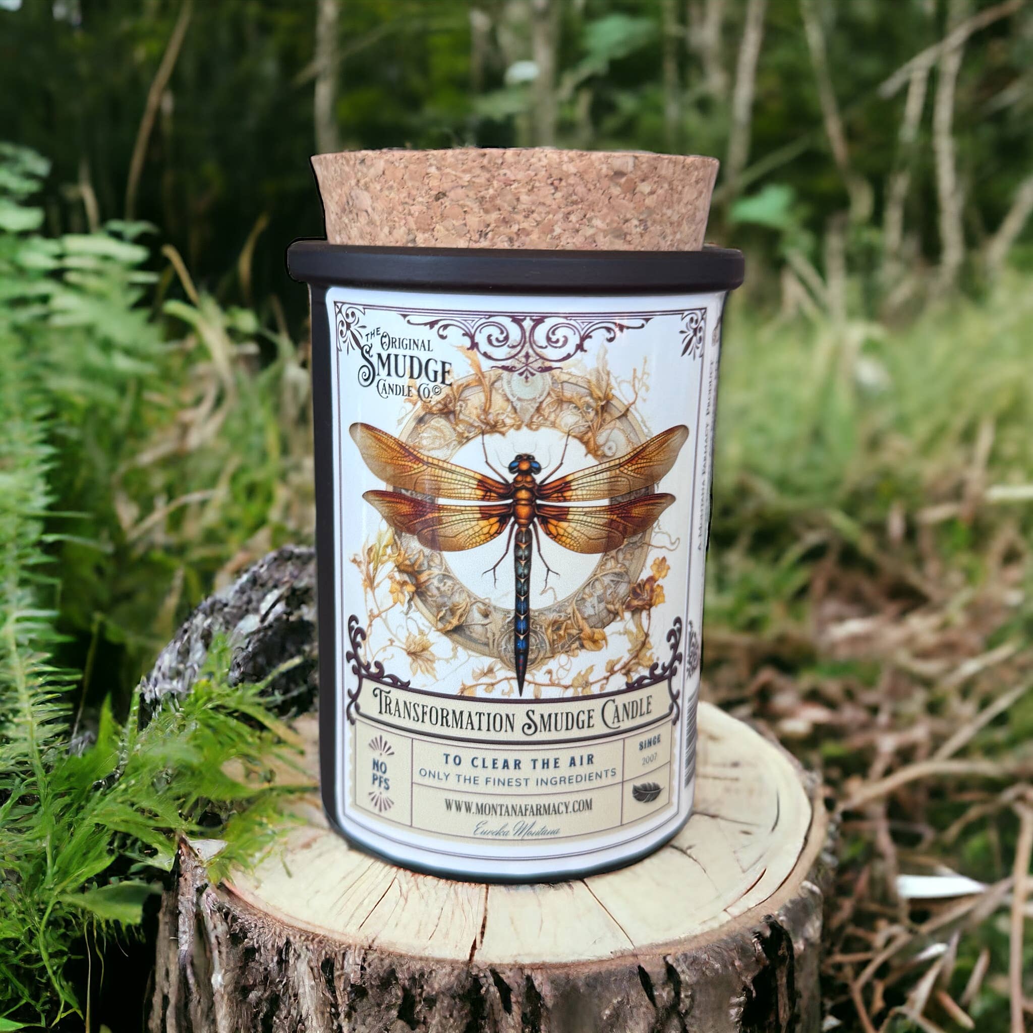 Transformation Dragonfly Orig Smudge Candle Space Clearing - Image 4