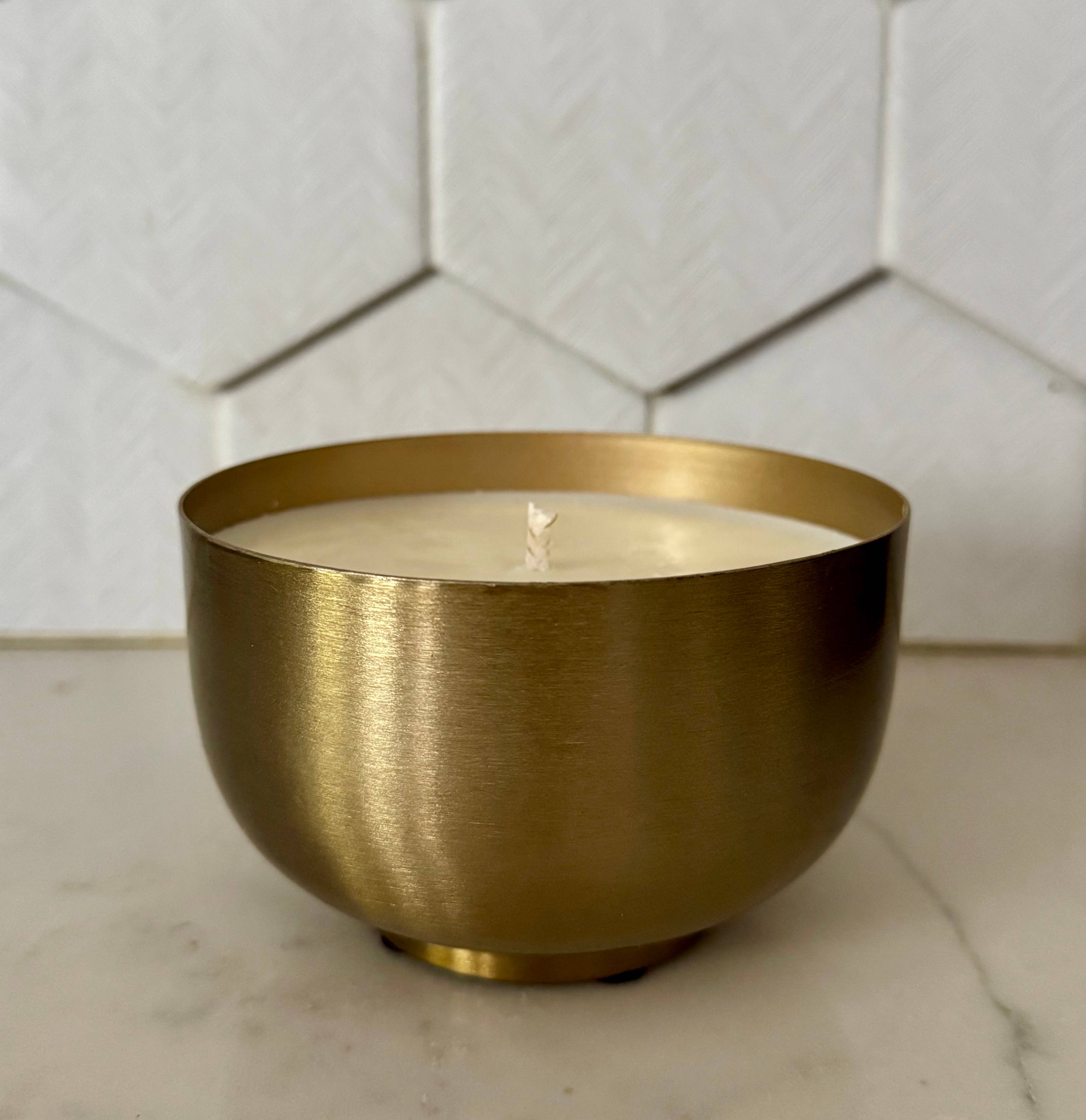 Brushed Gold Bowl - 14 Ounces - Image 5