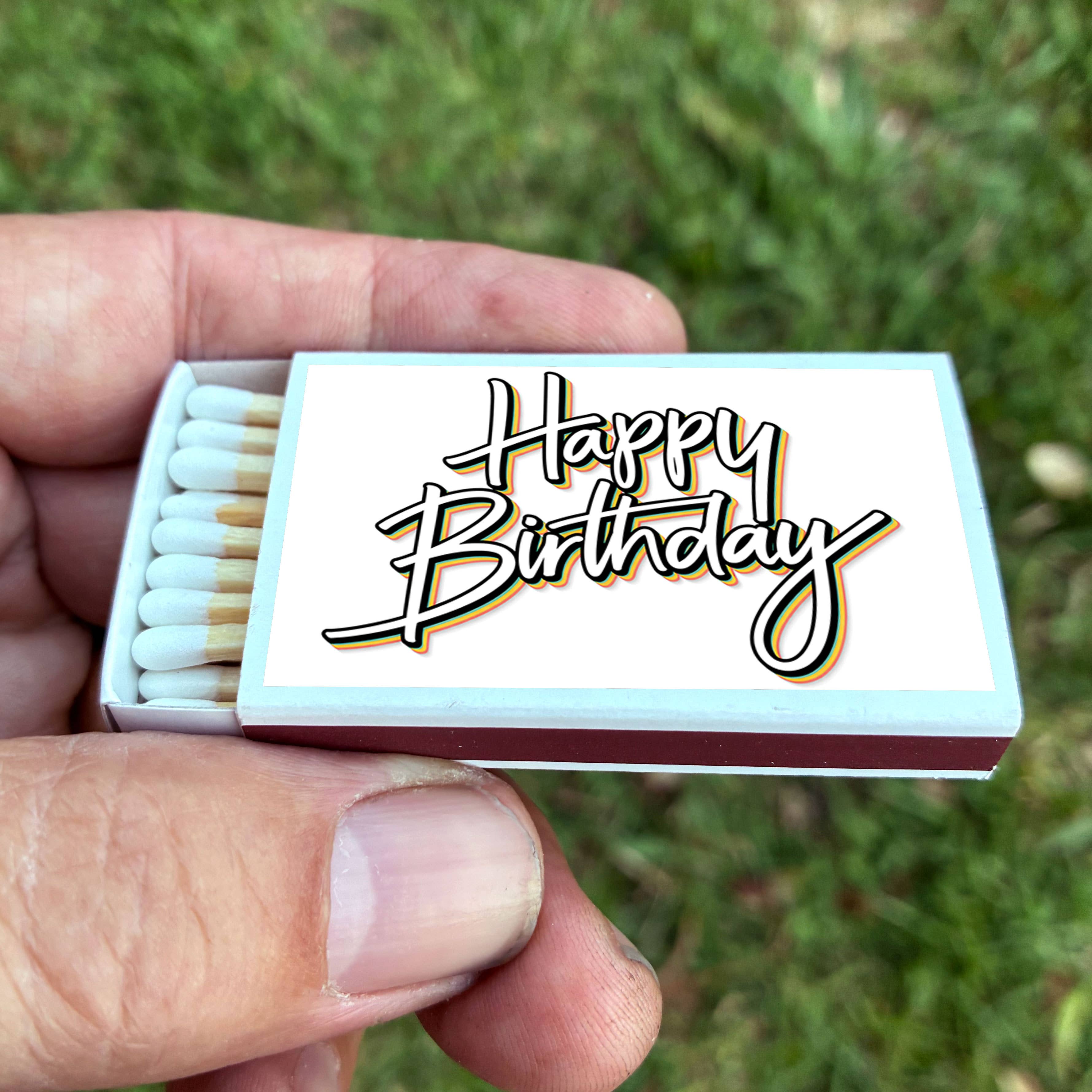 Happy Birthday Matches • Home Decor Matchbox - Image 2