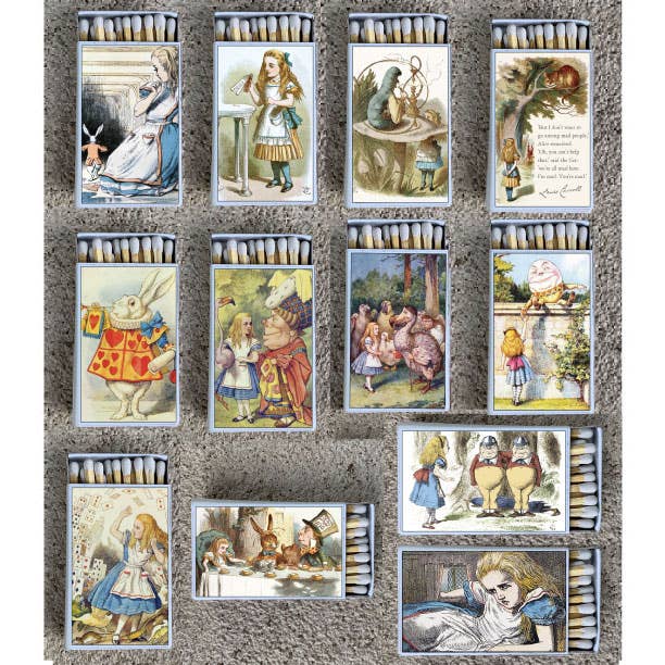 Matches • Alice in Wonderland the White Rabbit Matchboxes - Image 2