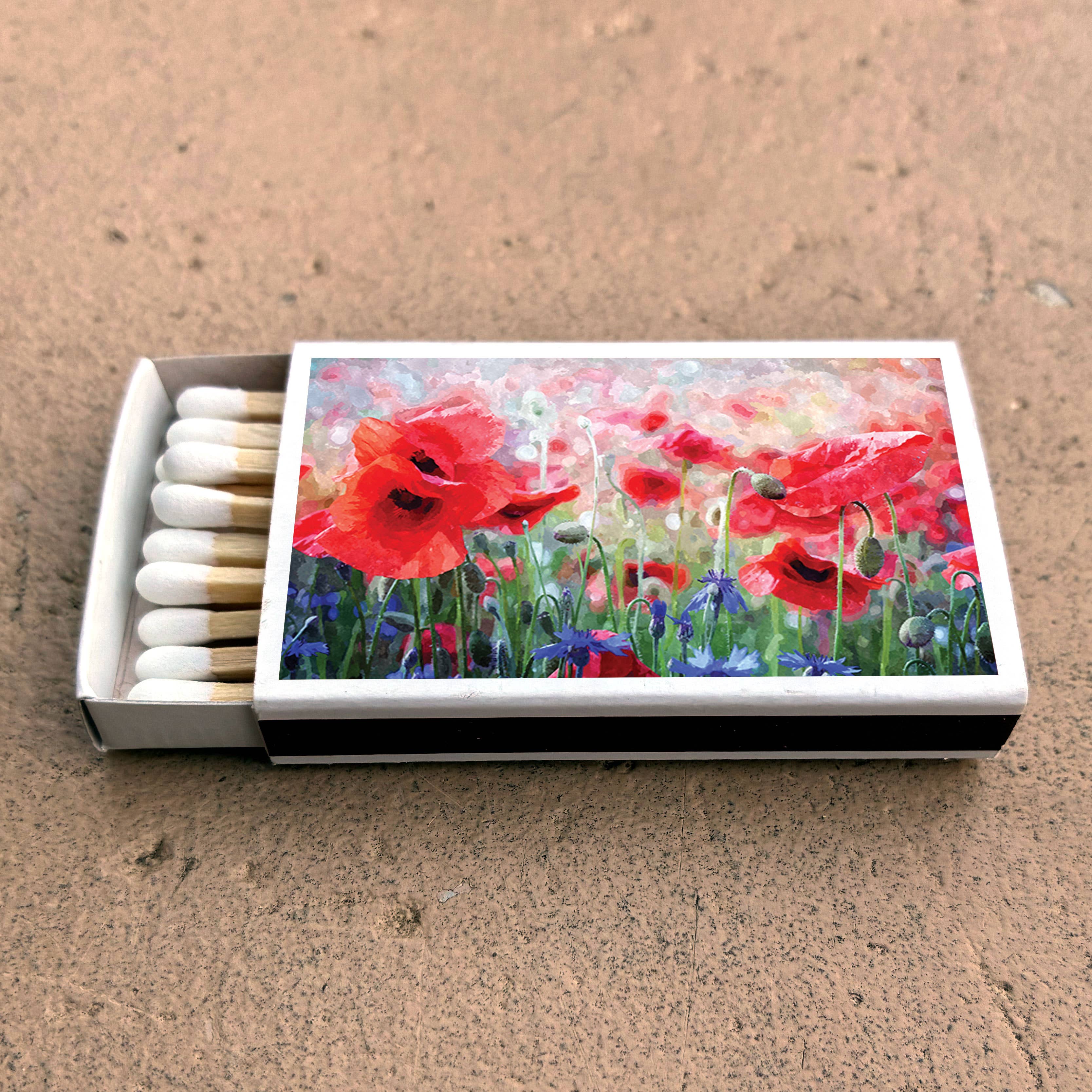 Poppy Flower Matches • Home Decor Matchbo - Image 6