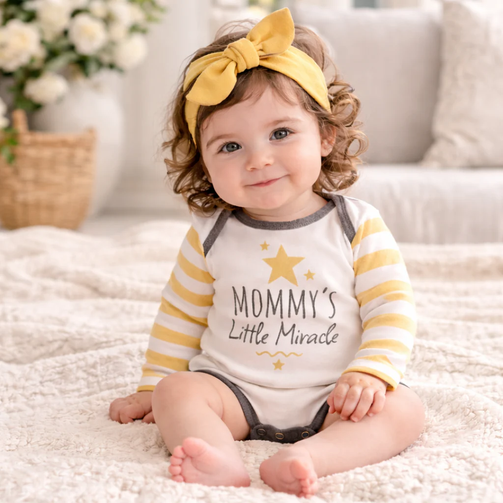 Baby Bodysuits Rib: Mommy's Miracle - Image 2