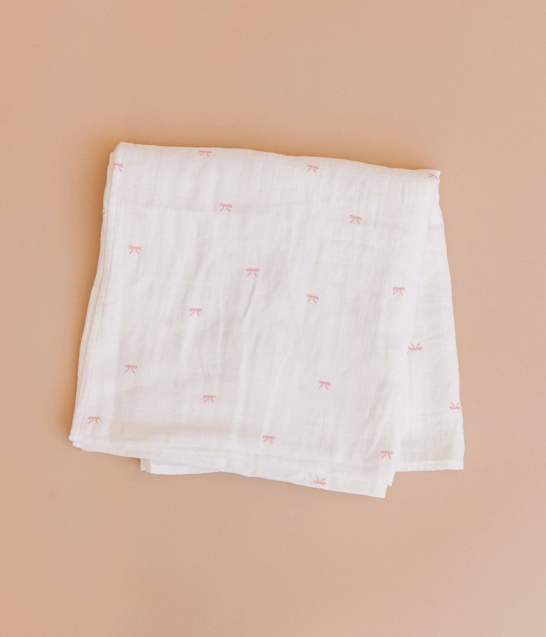 Muslin Swaddle Blanket Set Organic: Pink-Sold Separately - Image 6