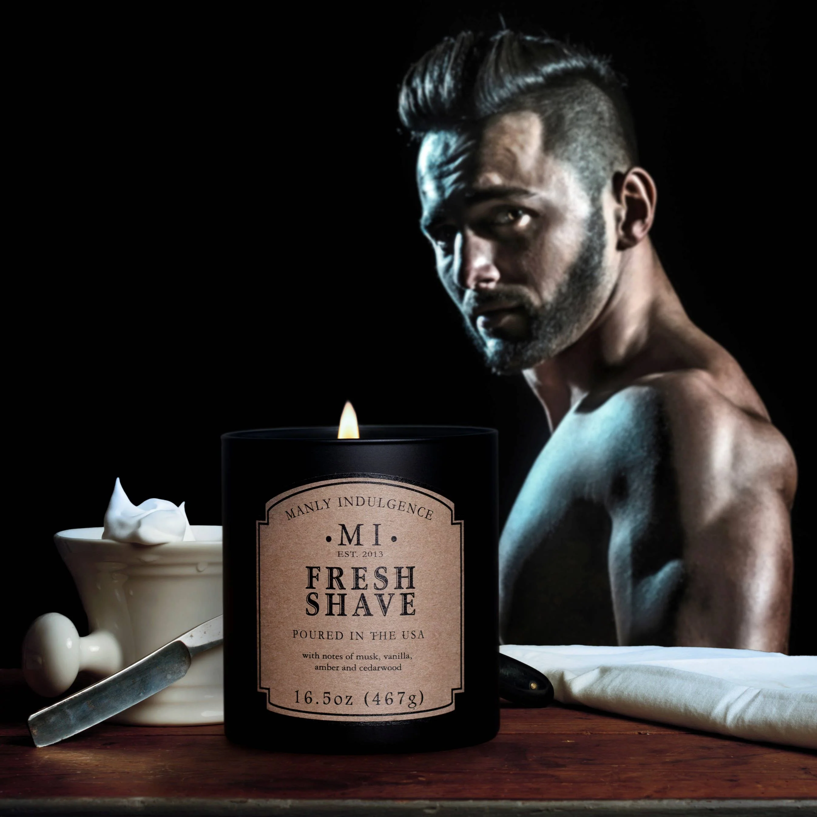 Manly Indulgence Classic Fresh Shave, 16.5 oz - Image 6