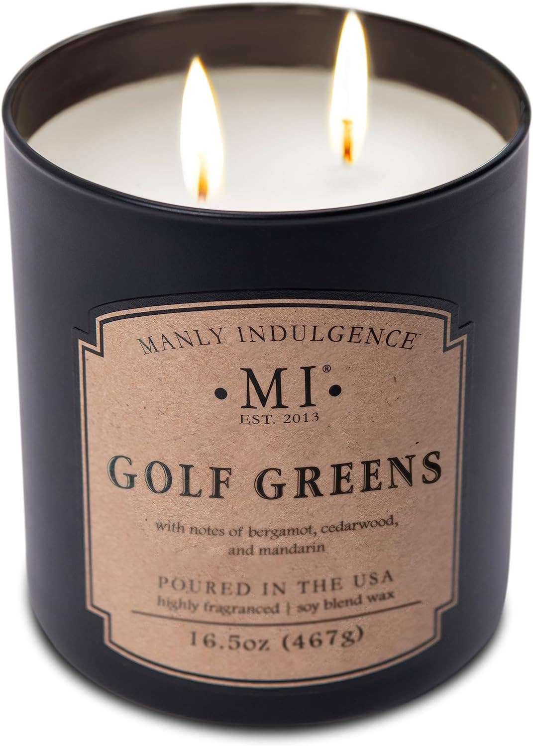 Manly Indulgence Classic+ Golf Greens, 2 Wick, 16.5 oz - Image 4