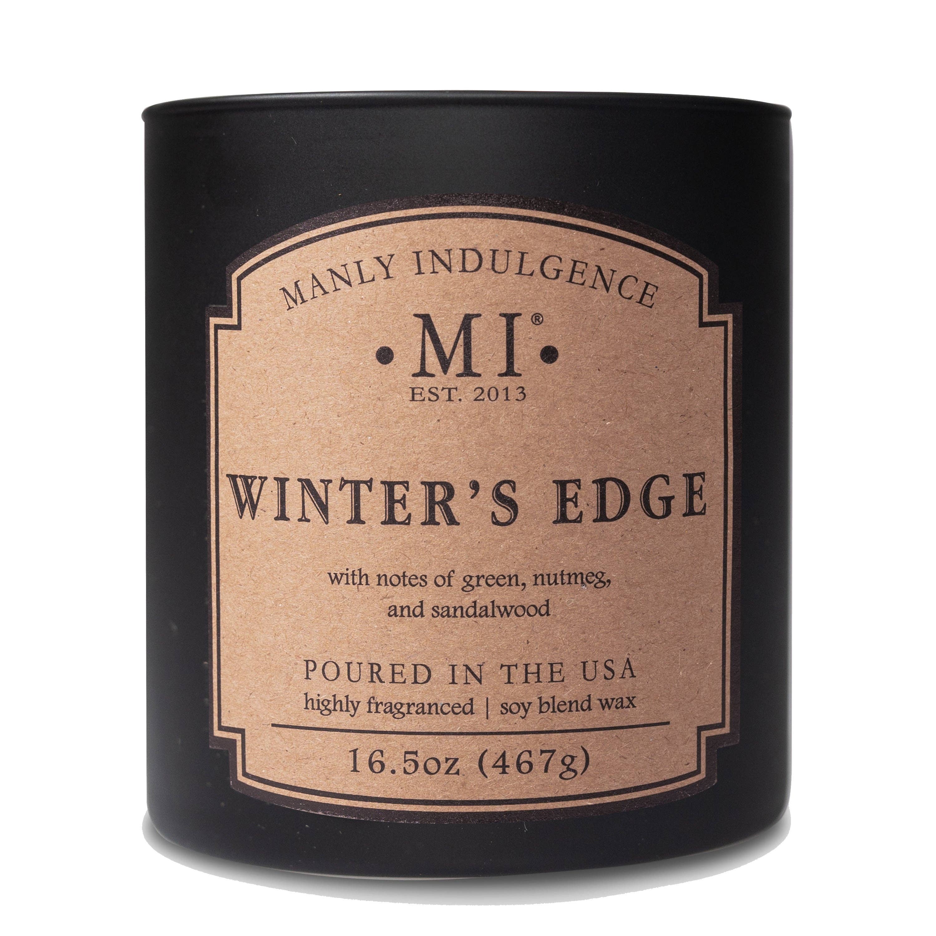 Manly Indulgence Classic+ Winter's Edge, 2 Wick, 16.5 oz - Image 3