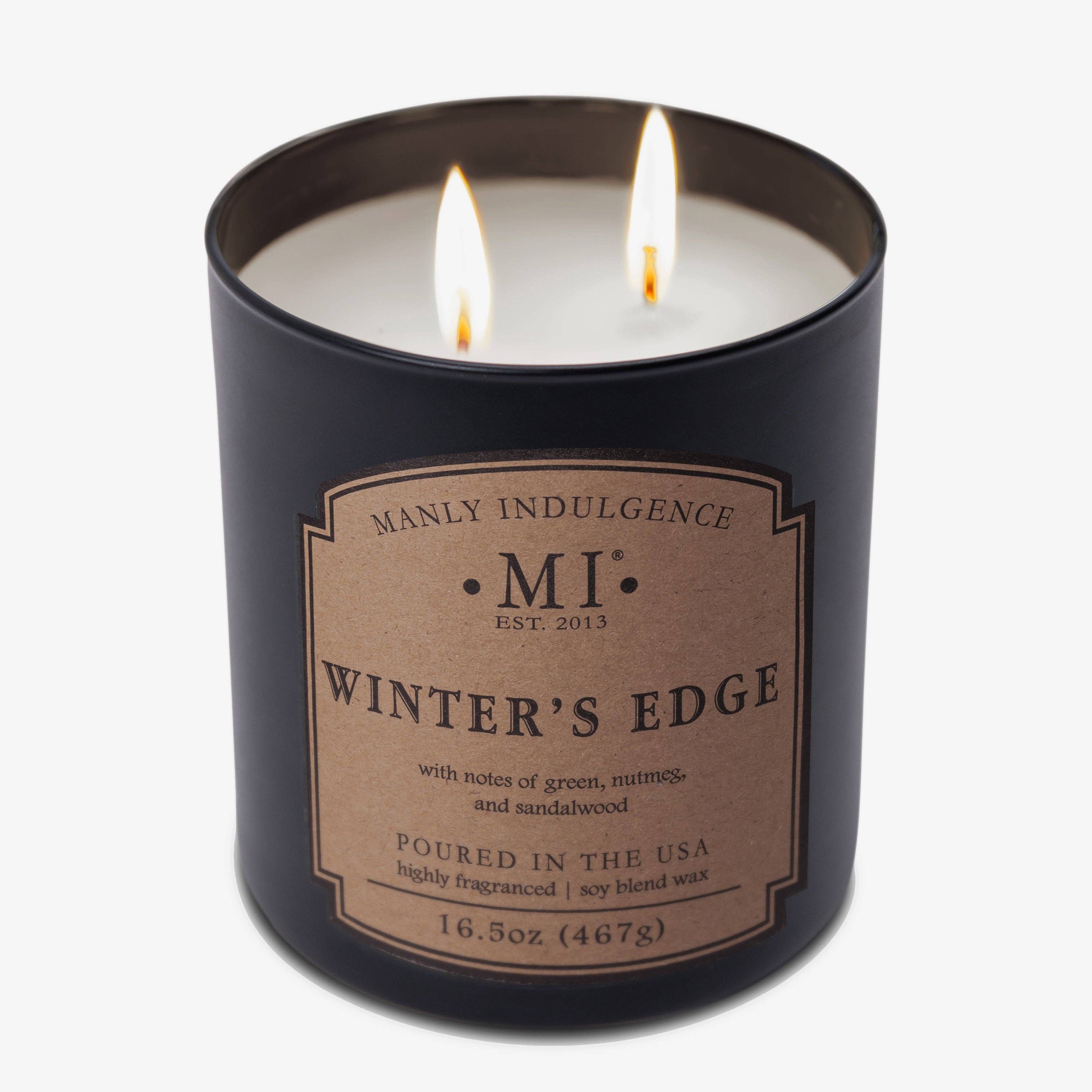 Manly Indulgence Classic+ Winter's Edge, 2 Wick, 16.5 oz - Image 4